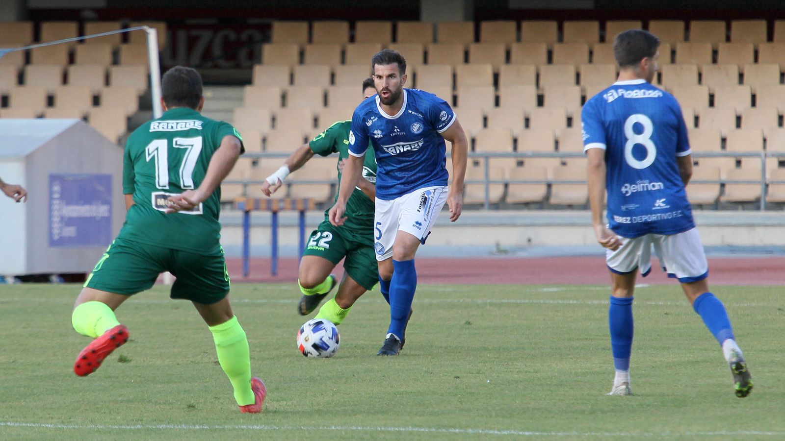 Antonio Oca, en el partido en Chapín contra el Rota.