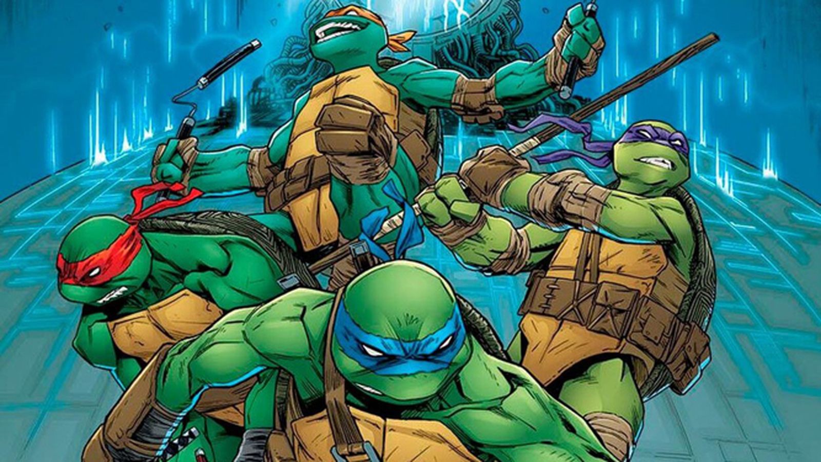 Donatello, Leonardo, Michelangelo y Raffaello son los protagonistas de la serie.