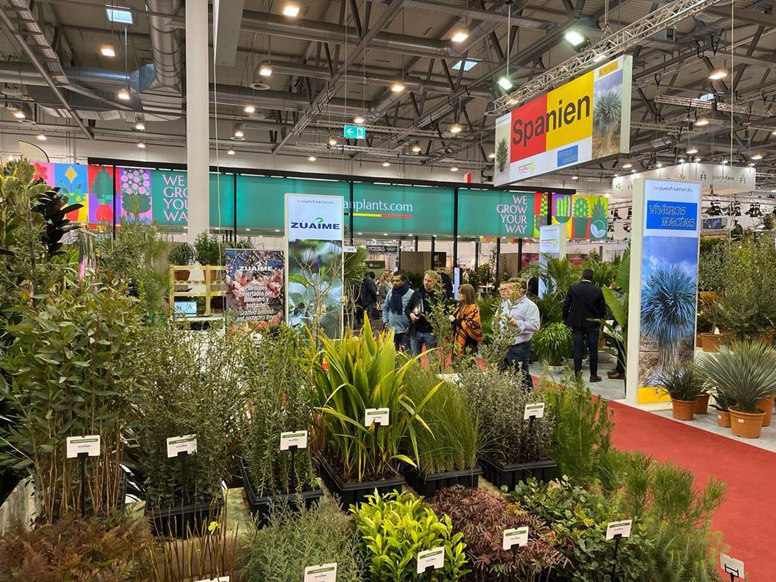 Stand de viveros.