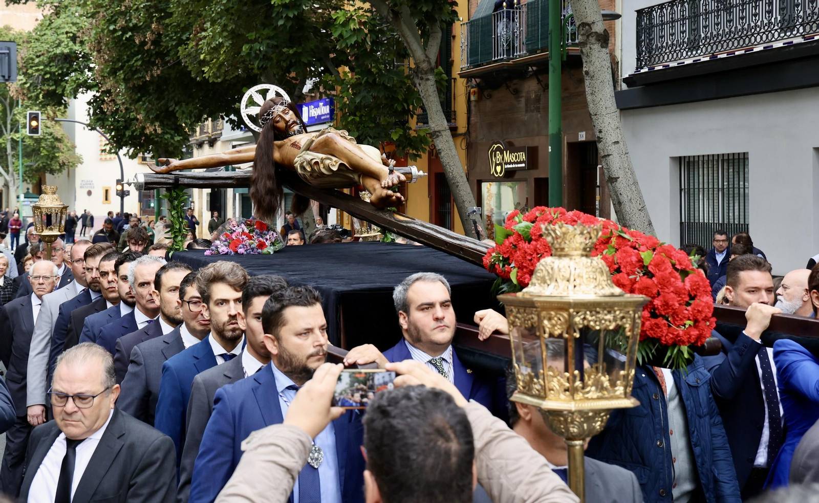 Traslado del Cristo de San Agustían a la Catedral