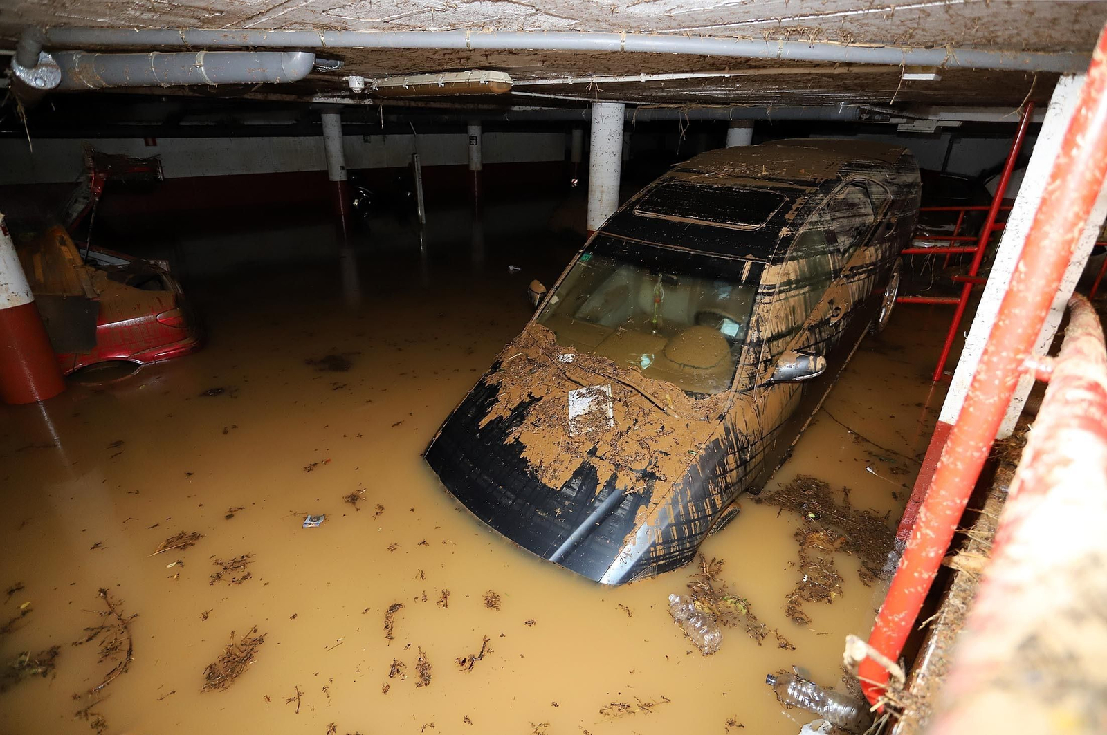 Imágenes de los destrozos provocados por el temporal en Lepe