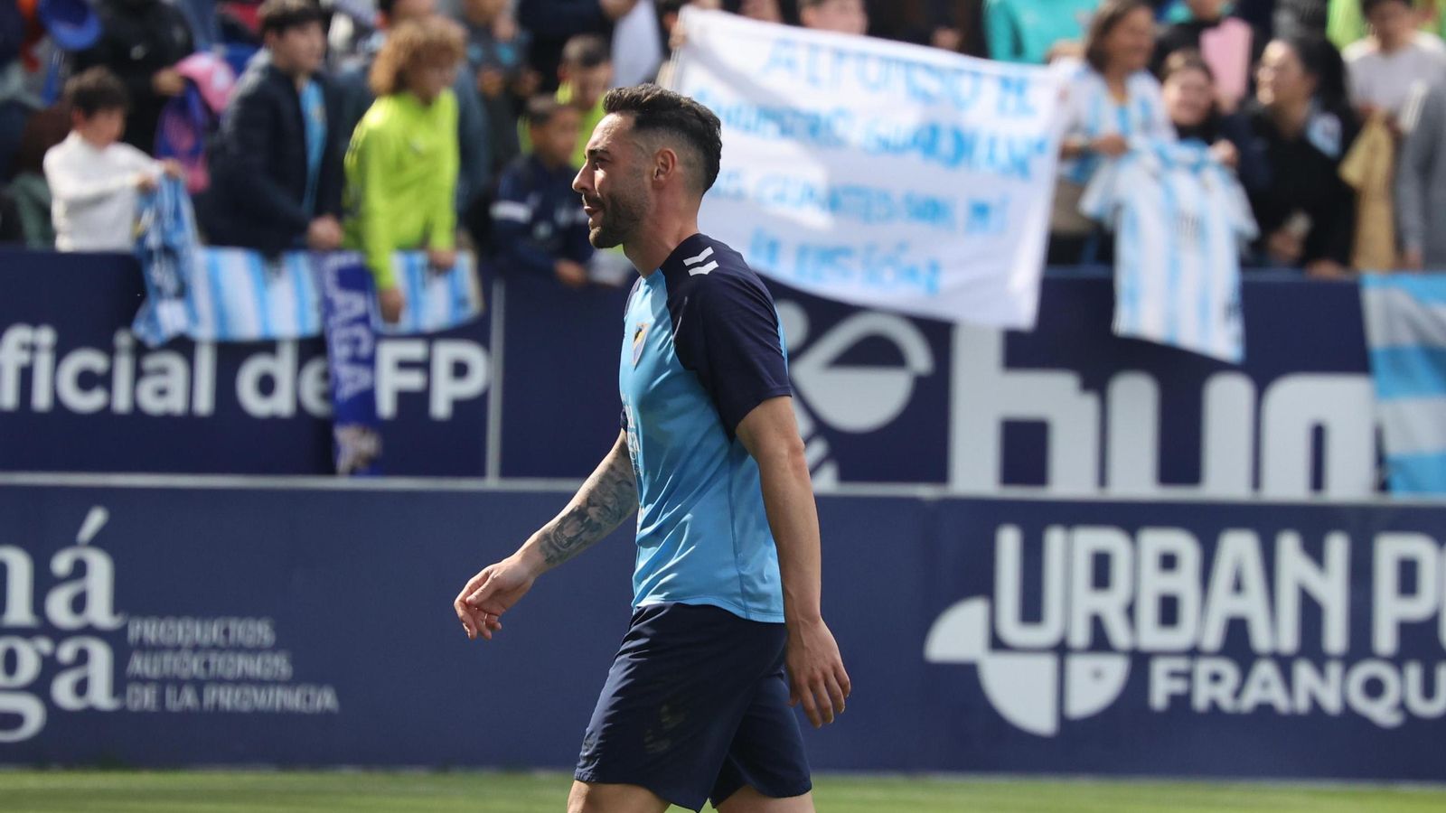 Darío Silva y Dely Valdés: las fotos del regreso de la Doble D a La Rosaleda