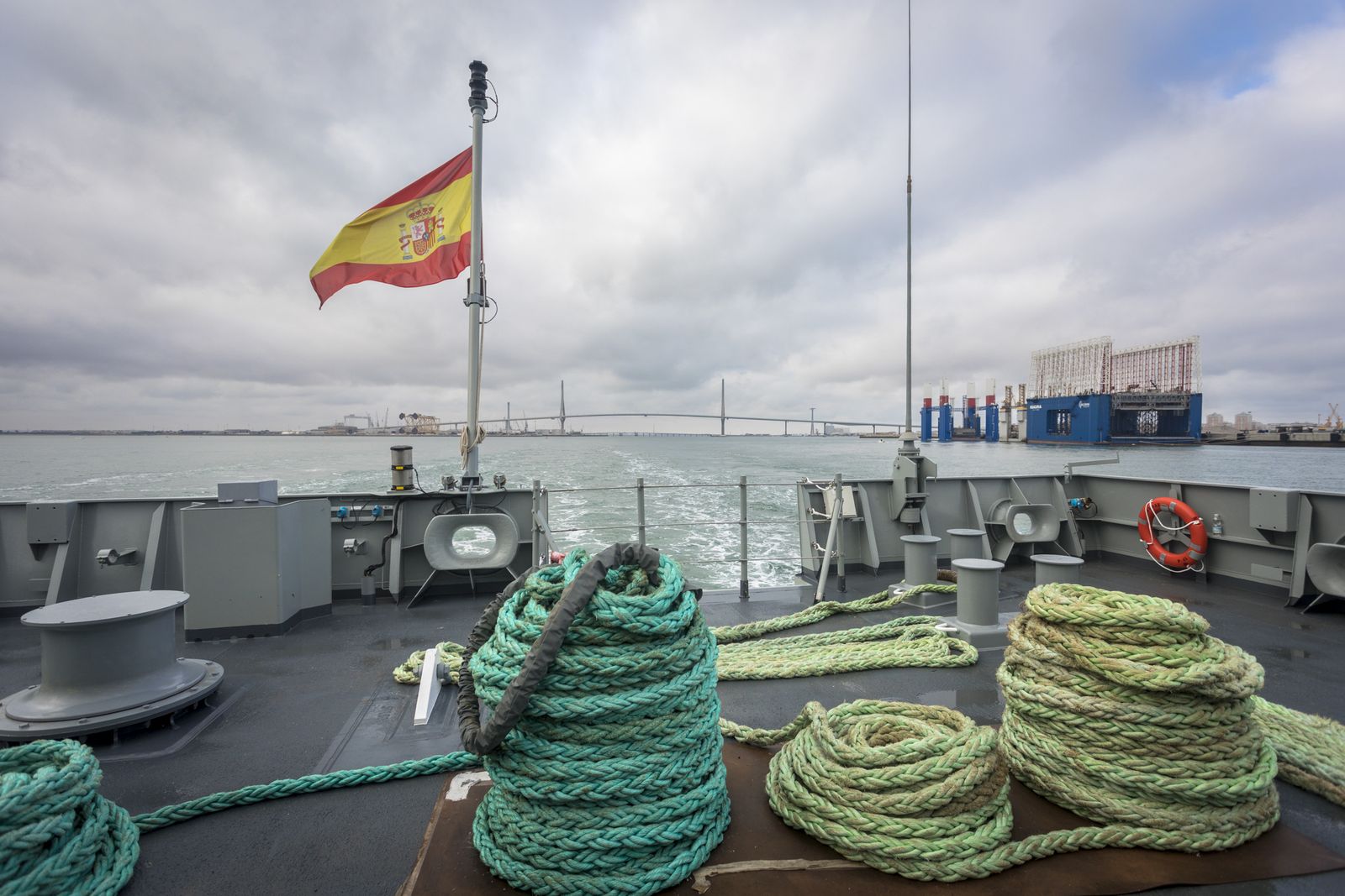 Imágenes de la prueba de mar del 'Audaz'