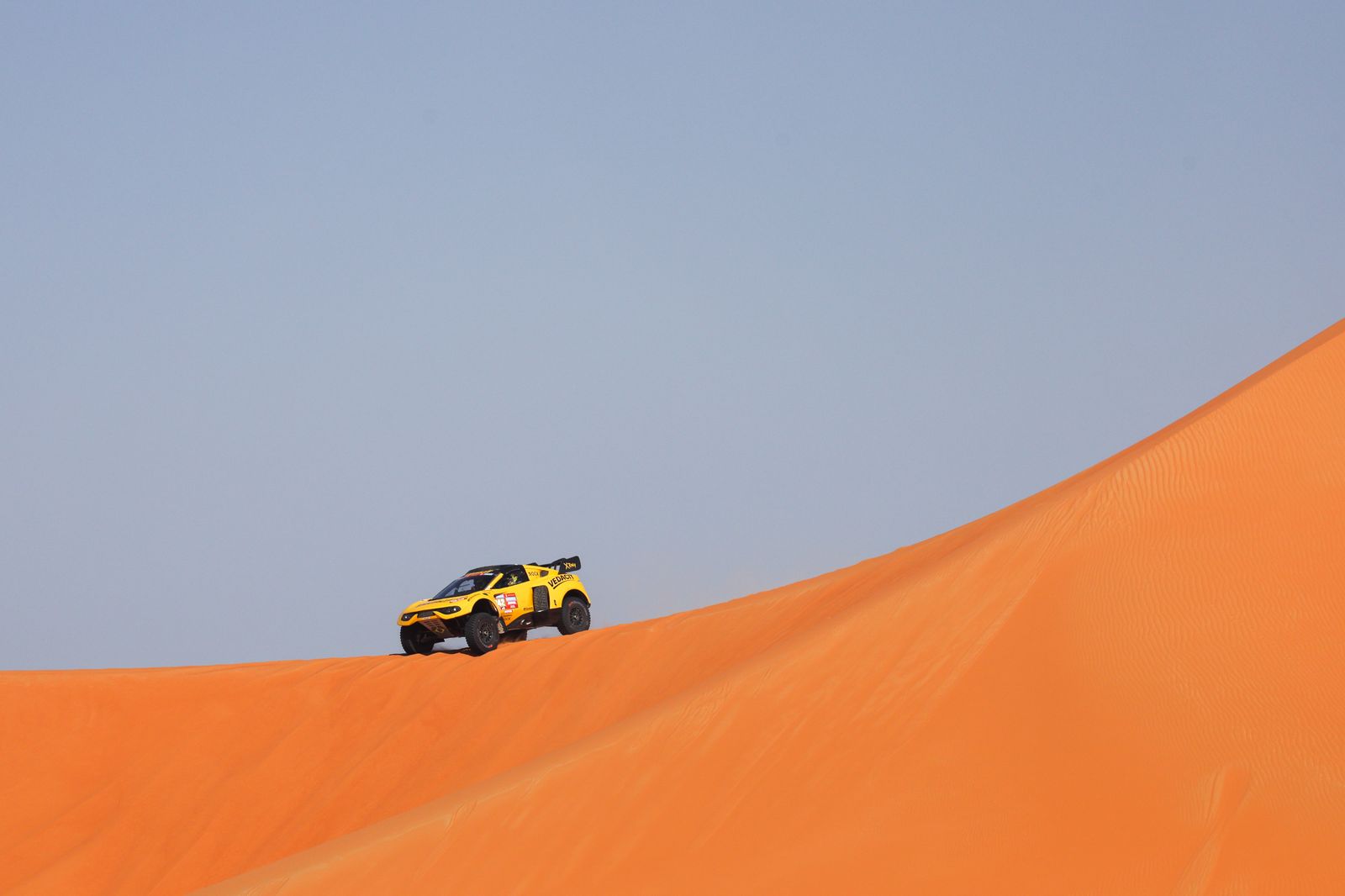 Las mejores fotos del Dakar por las dunas
