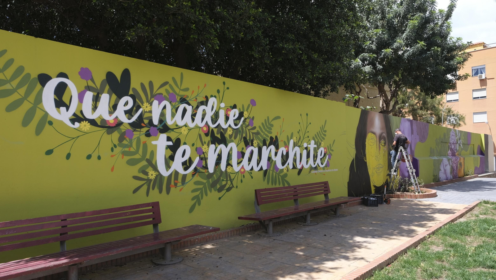 Moxaico, talento muralista almeriense