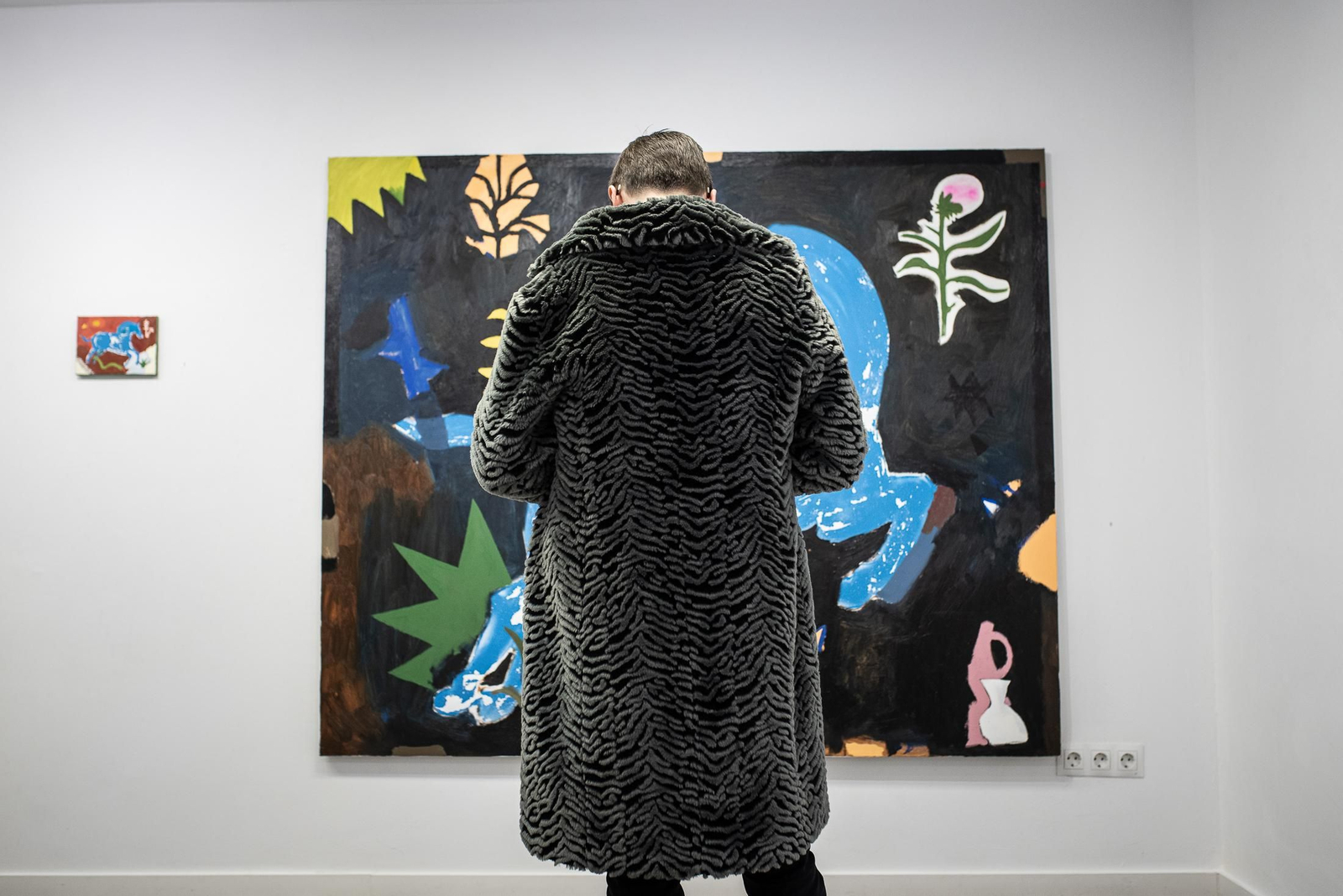 Imágenes de la inauguración de la exposición de Agus Díaz Vázque " Y bebió agua de una fuente"