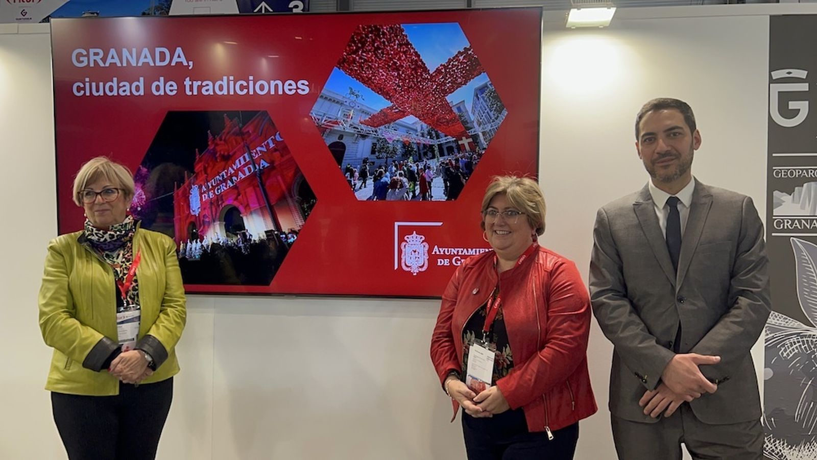 Imagen de la presentación del Corpus y el Día de la Cruz de Granada en Fitur