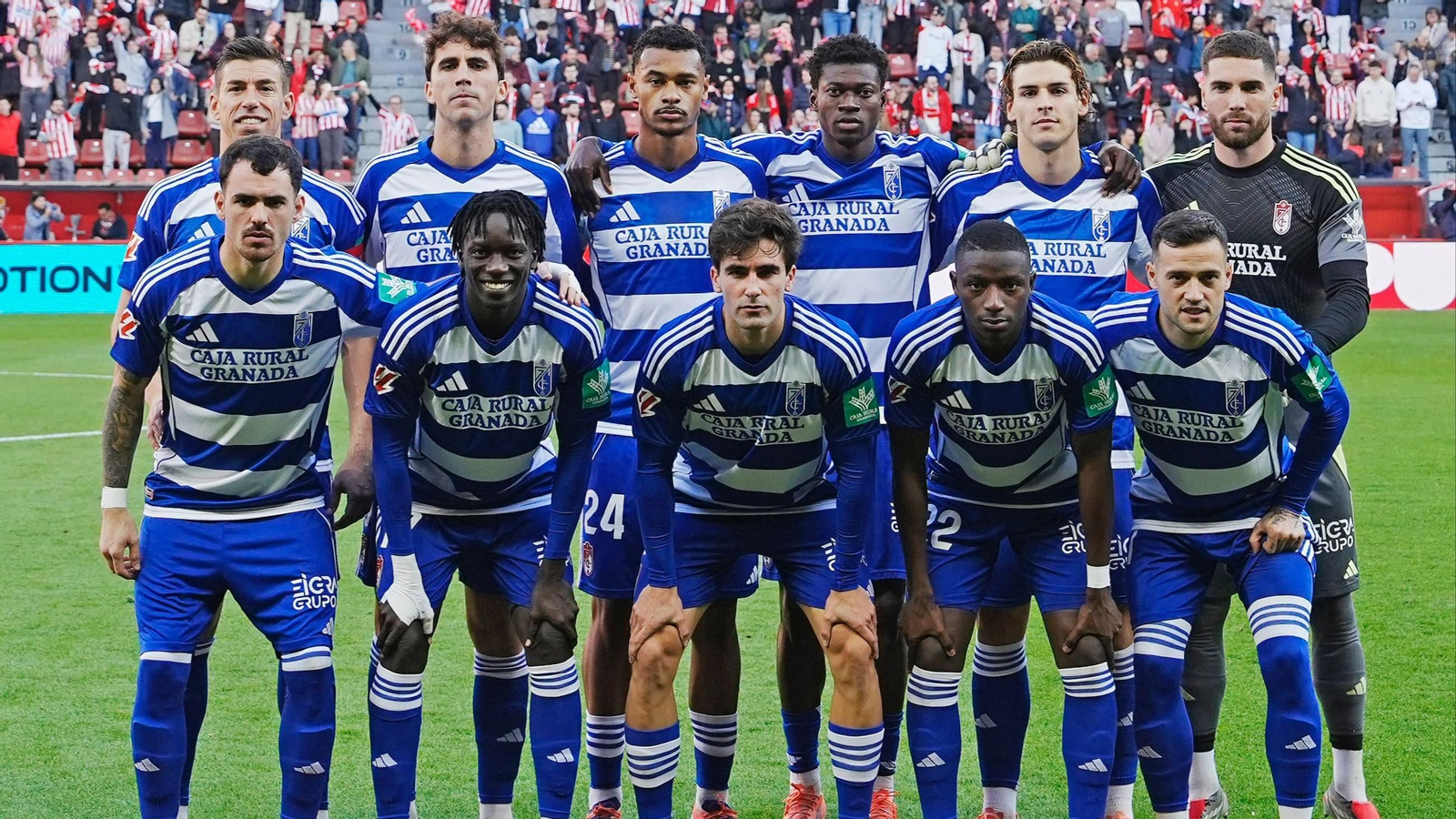 Once inicial del Granada en El Molinón.d