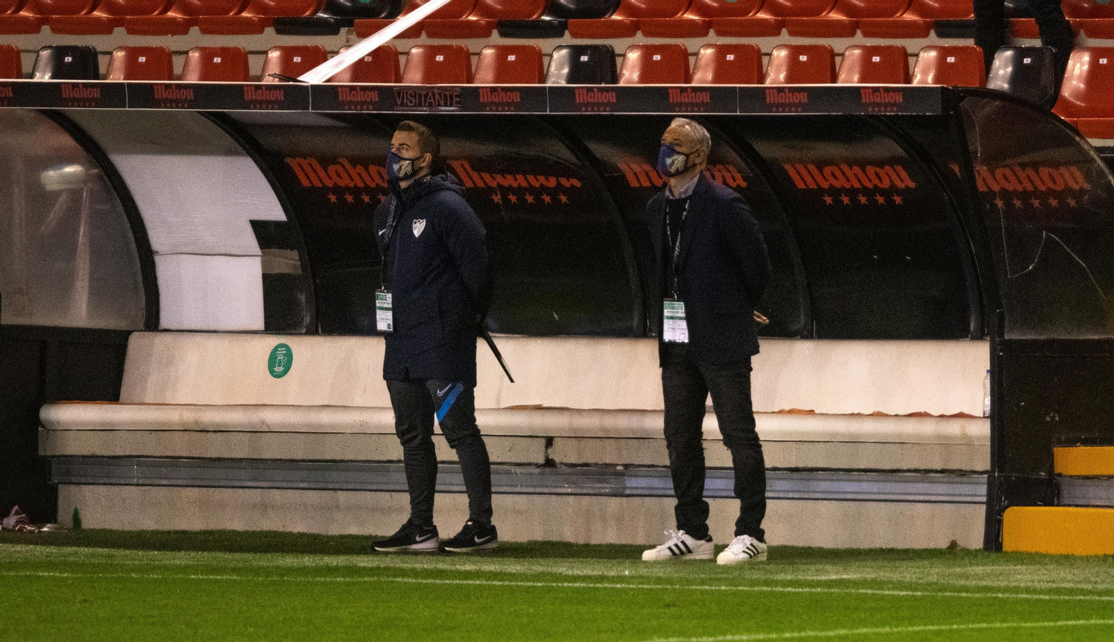 Sergio Pellicer, durante el partido en Vallecas