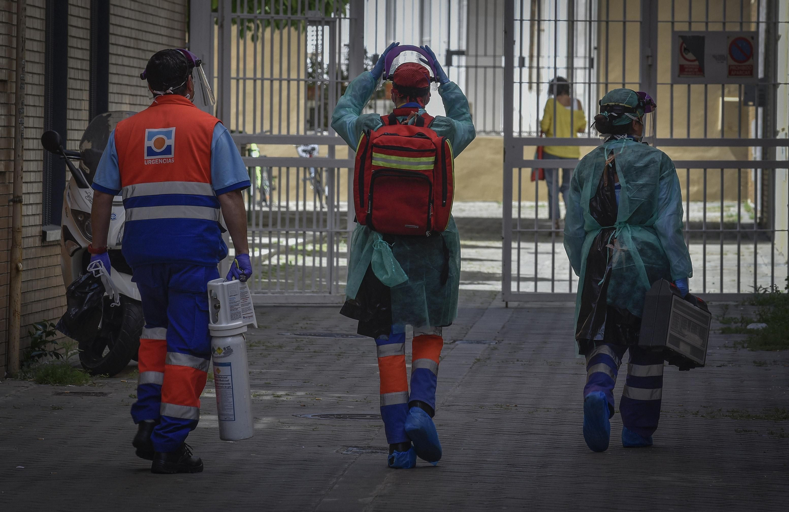 Profesionales sanitarios del Servicio de Urgencias de Atención Primaria de Sevilla  (SUAP )