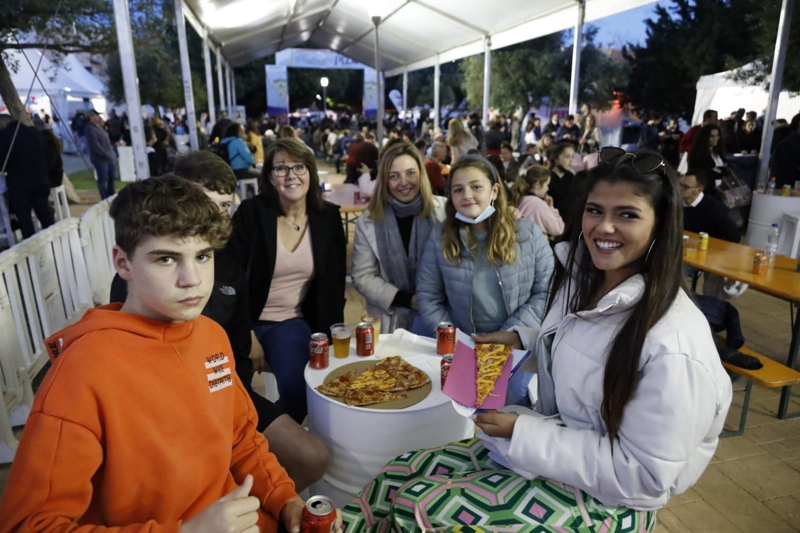 Inauguración del Festival de la Pizza de Rota.