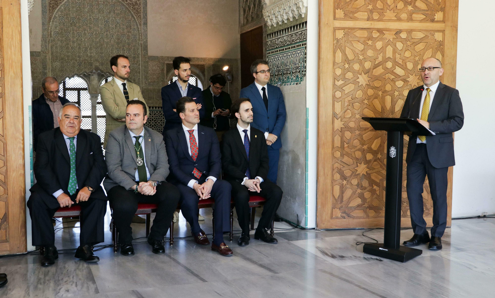 Entrega de los premios Nazareno del Año en el Cuarto Real de Santo Domingo.