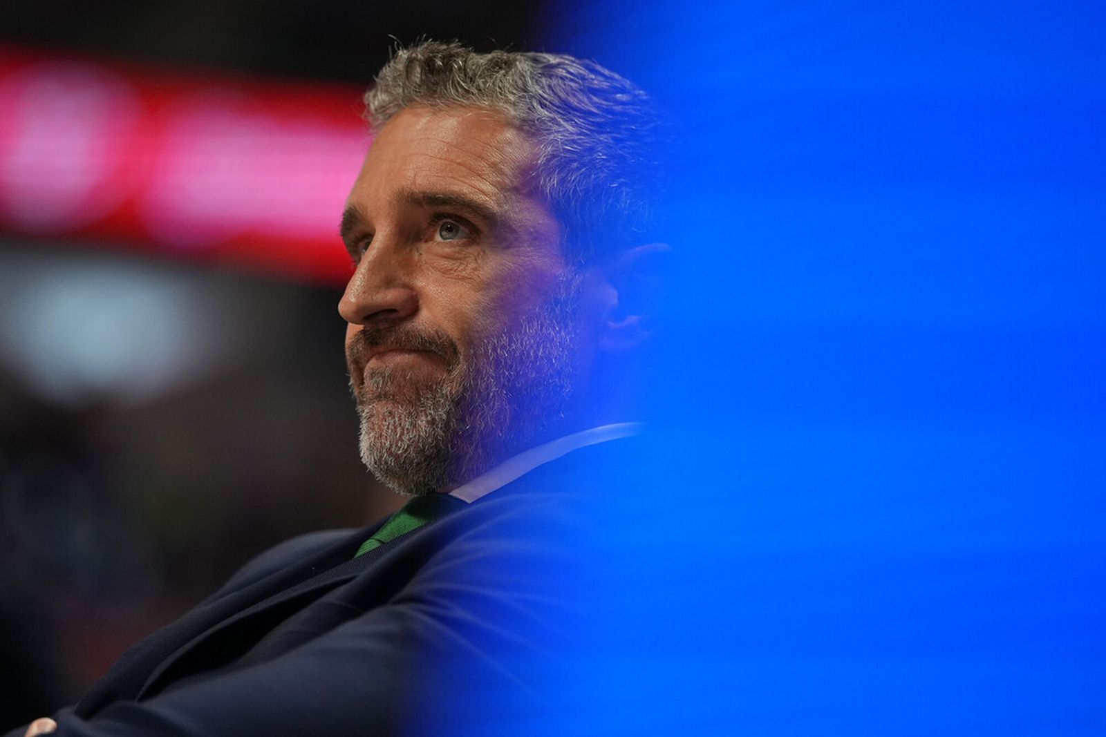 Ibon Navarro, pensativo.