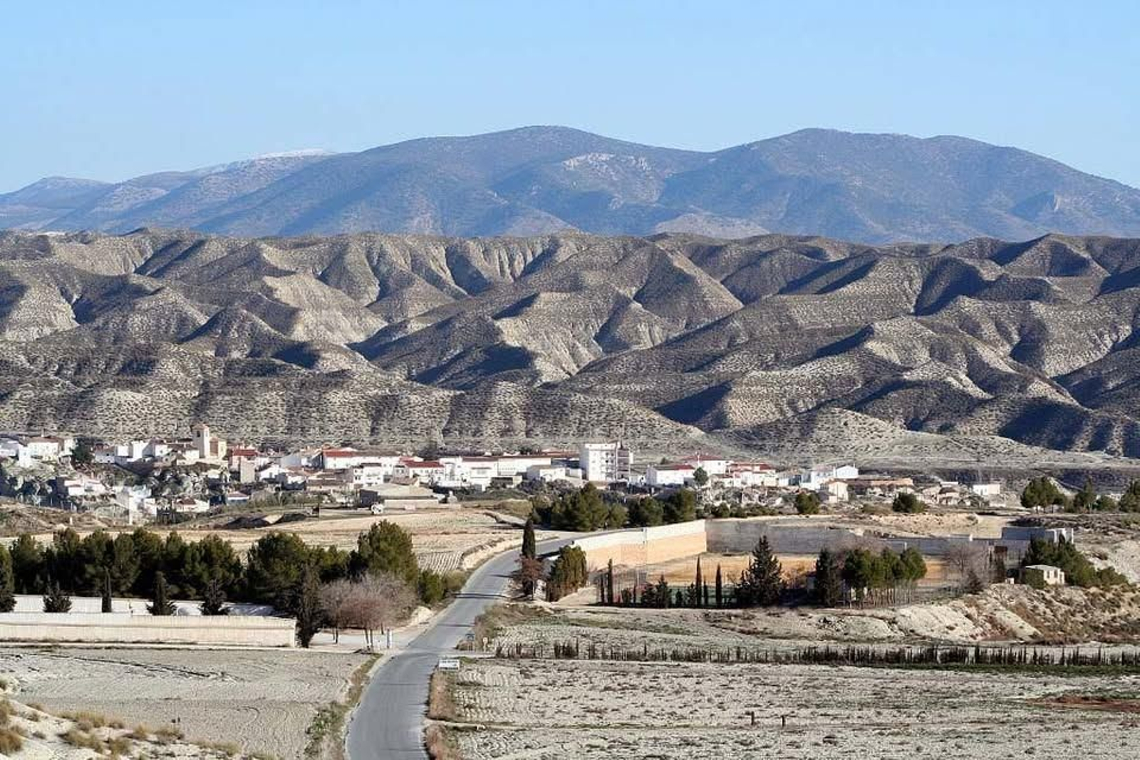 Panorámica del pueblo de Castilléjar.
