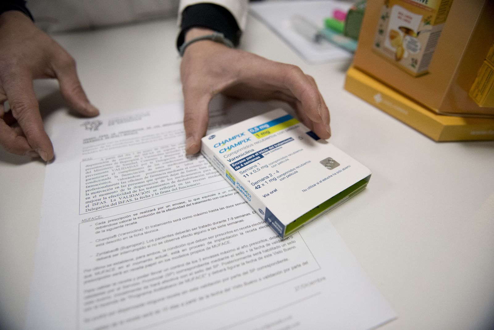 Formato del medicamento Champix.