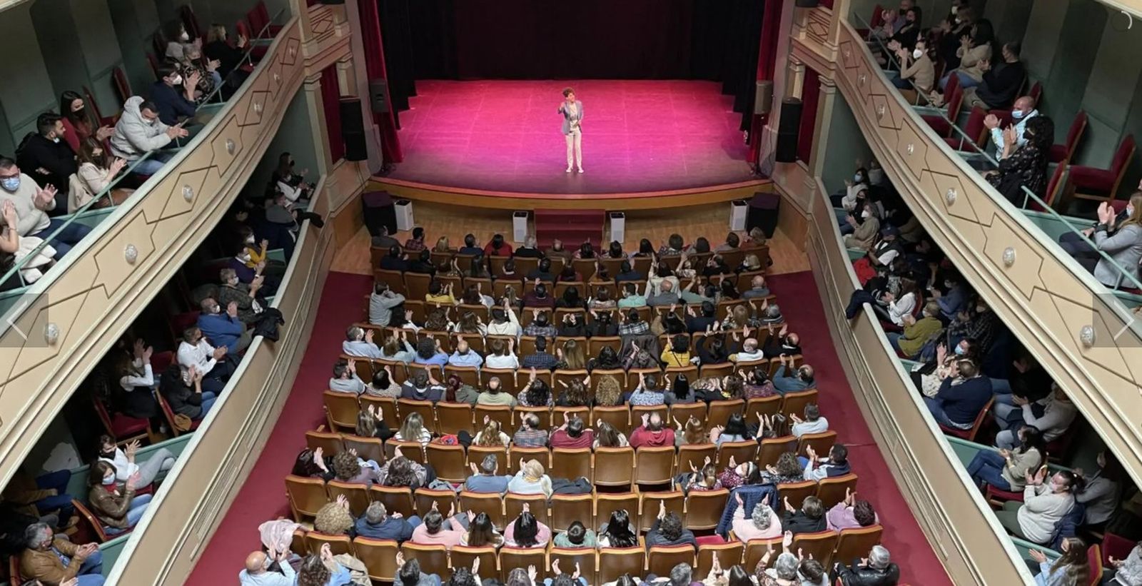 José Luis Calero en el Teatro Principal de Puerto Real