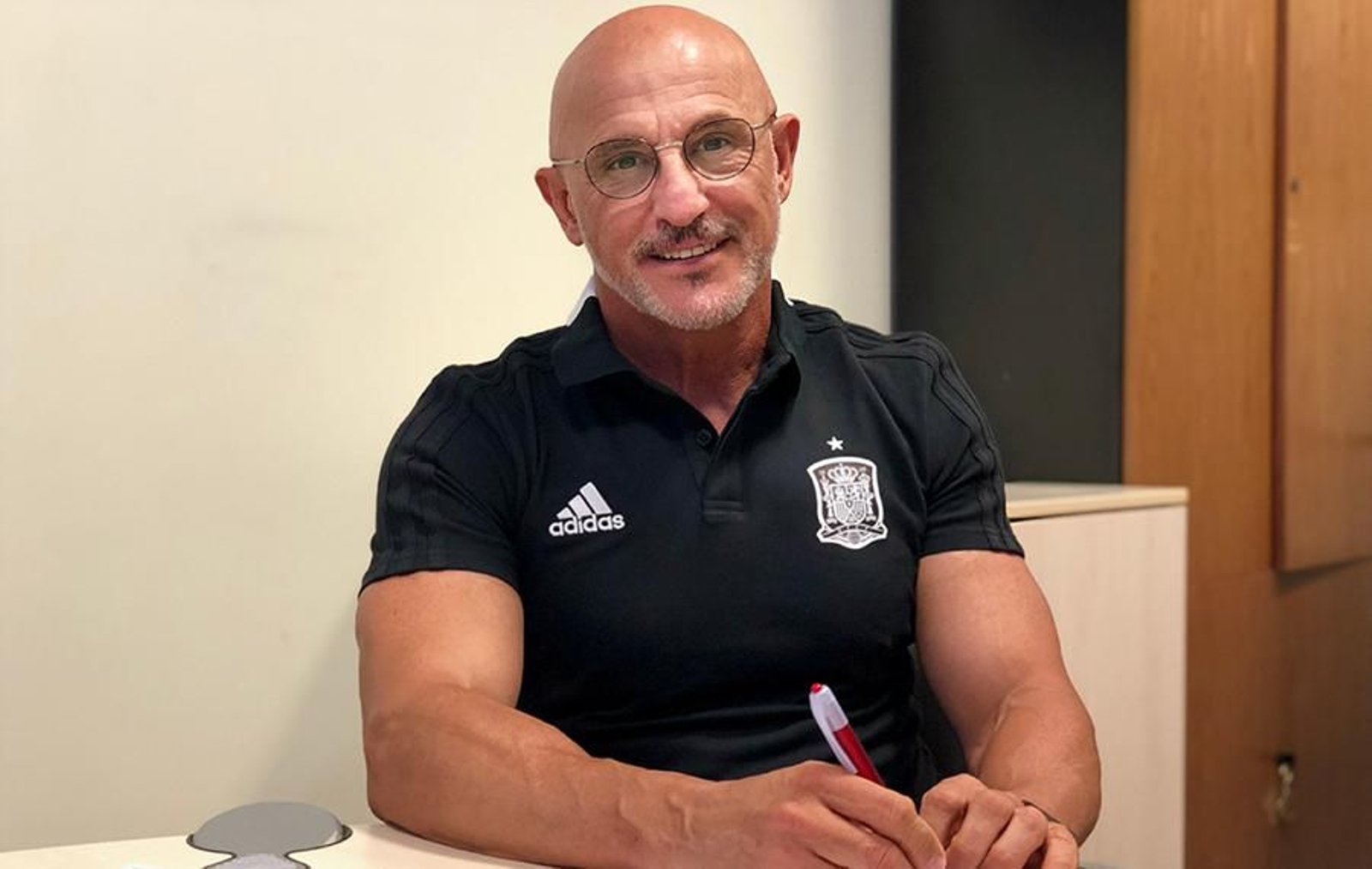 El seleccionador Sub 21, Luis de la Fuente.