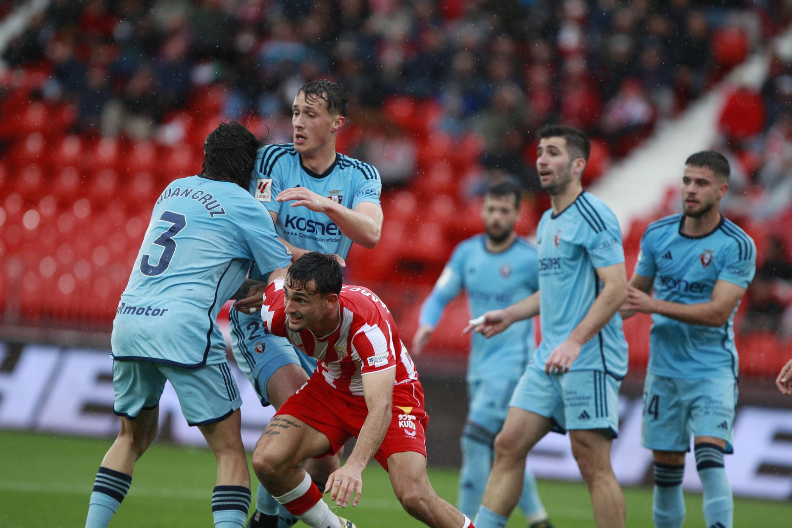 Las mejores imágenes del partido de fútbol U.D. Almería-C.A. Osasuna
