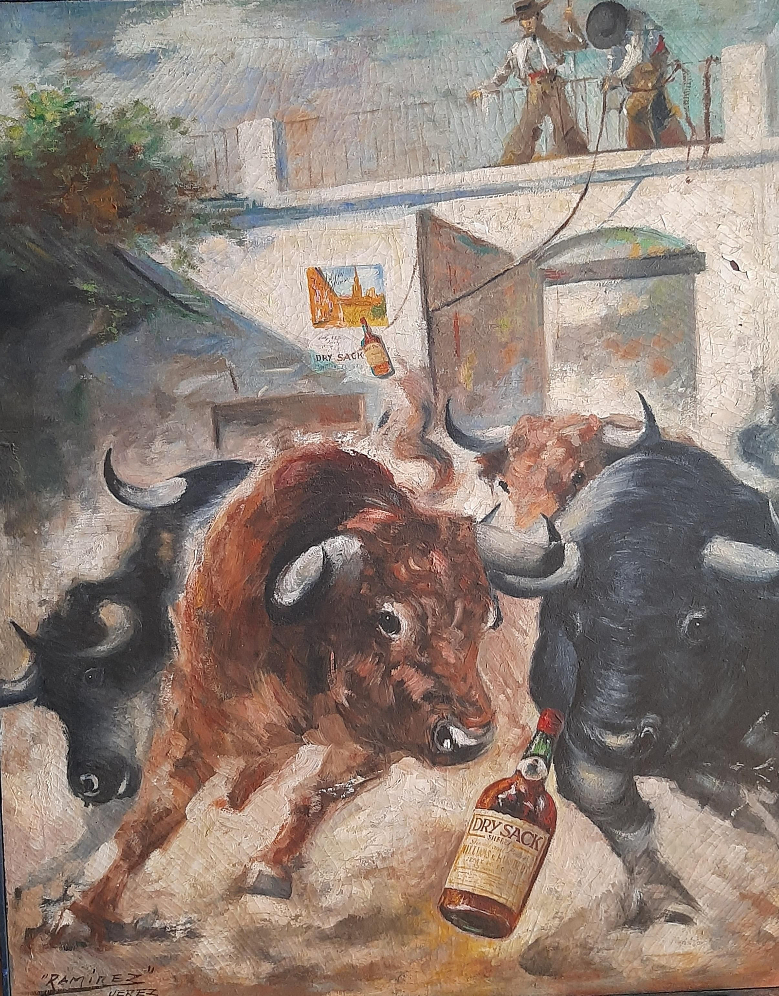 Publicidad de Dry Sack por Ramírez.