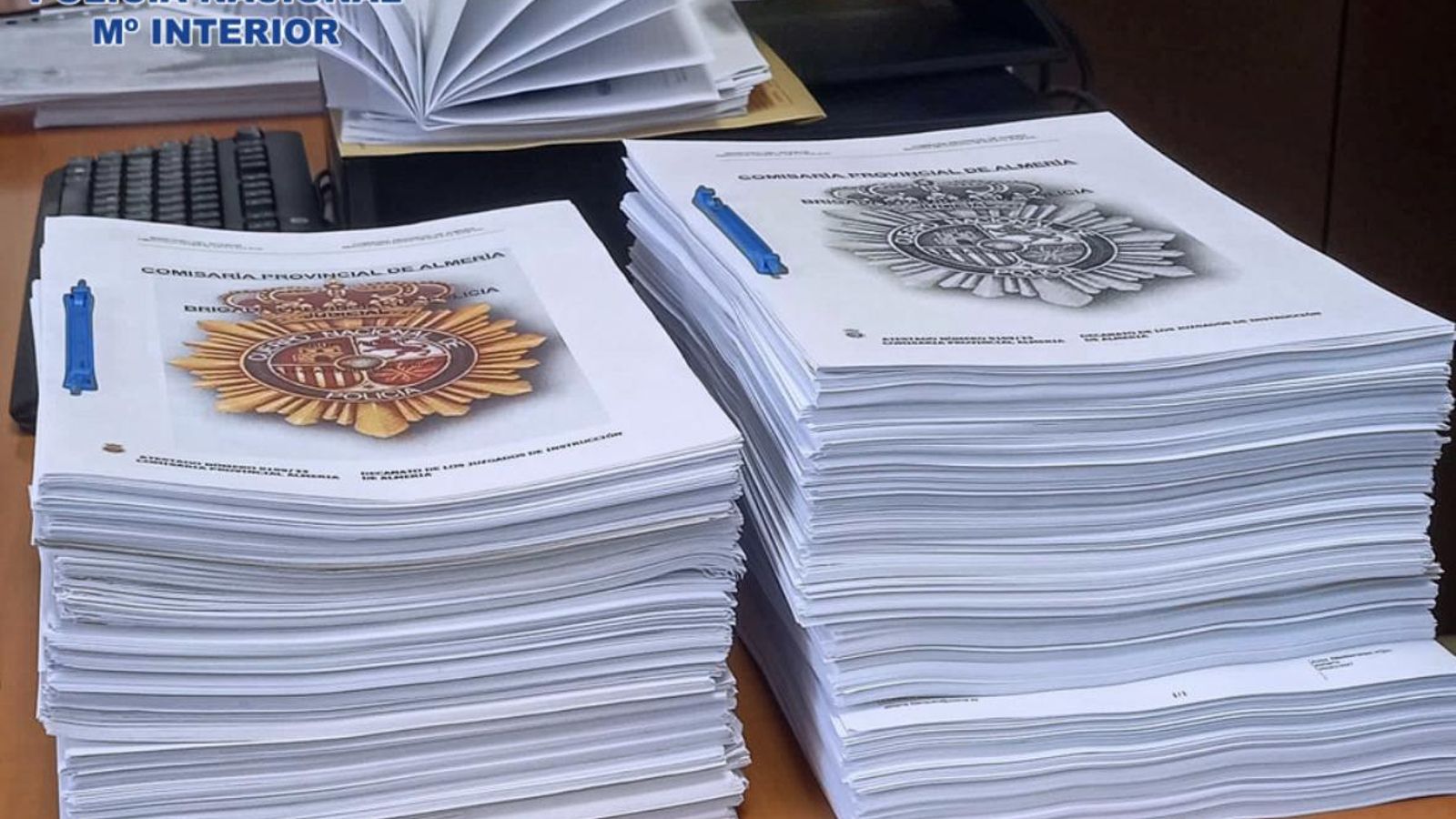 Documentación policial en la investigación de la trama inmobiliaria