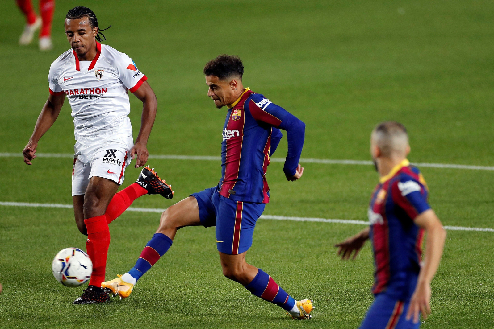 Las fotos del Barcelona-Sevilla