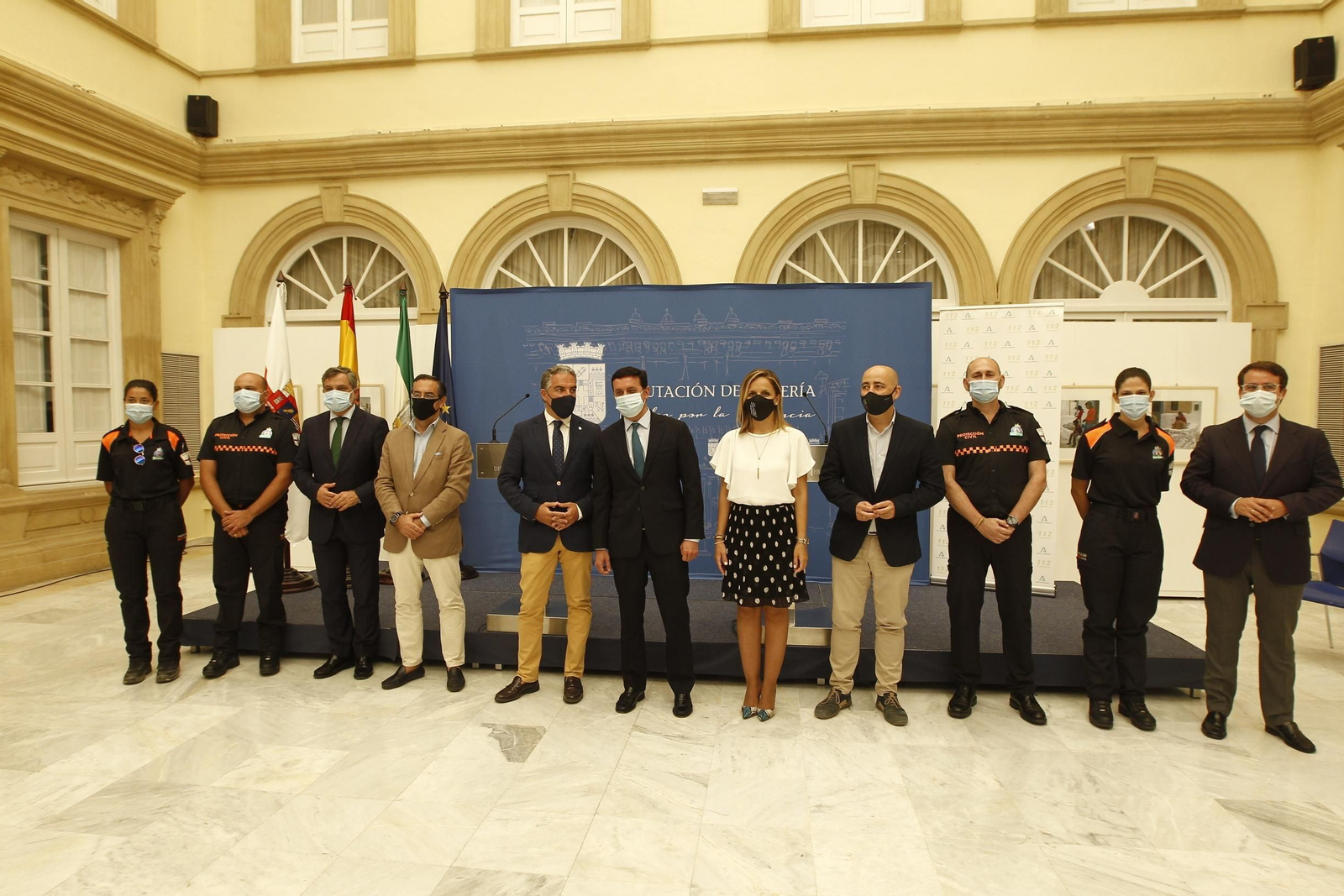 Visita del Consejero de Presidencia de la Junta de Andalucía, Elías Bendodo, a la Diputación de Almería.