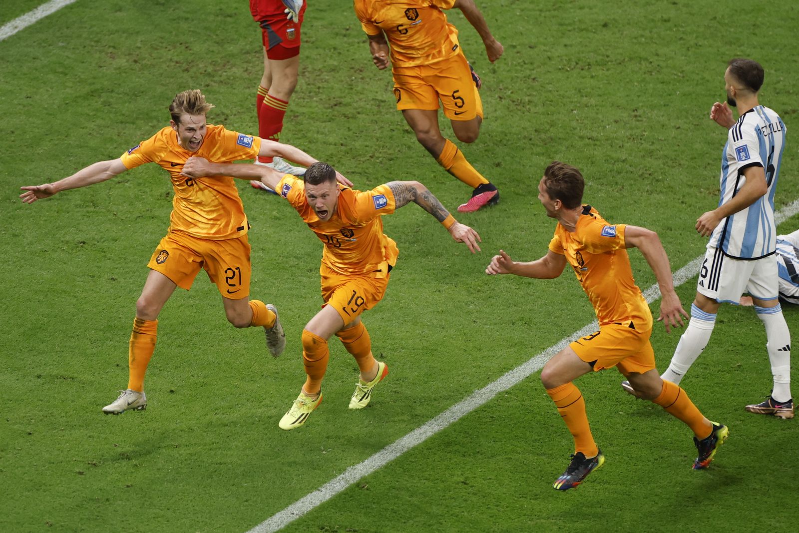 Las imágenes del Países Bajos - Argentina en los cuartos de final del Mundial de Qatar