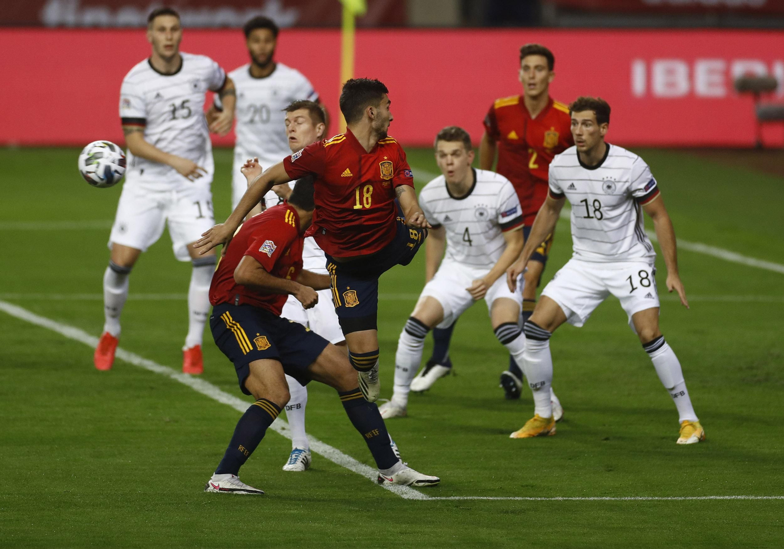 España-Alemania, en imágenes