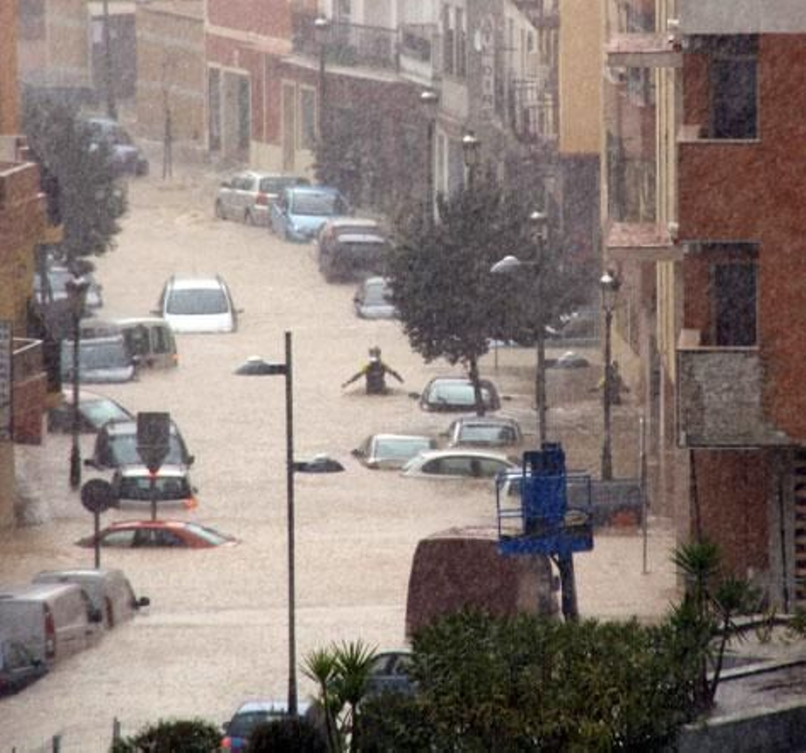 Lluvias en Algeciras