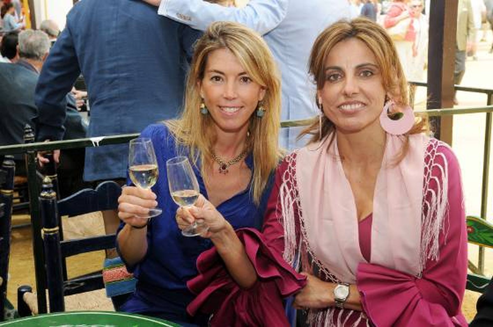 Paloma Ruiz-Mateos y su cuñada, Alejandra Cruz Conde, cónsul del Reino Unido.

Foto: Manuel Mateo