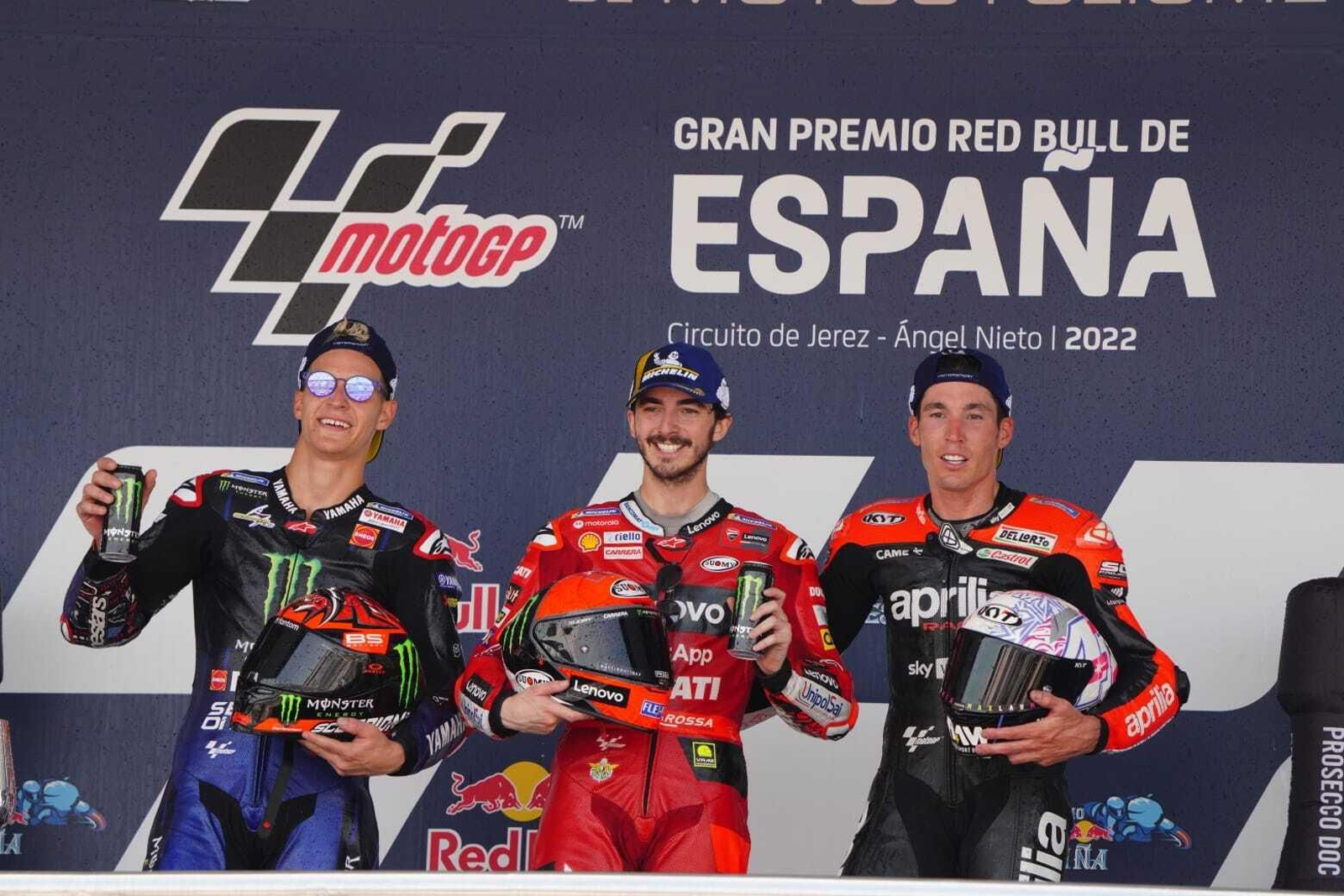 Bagnaia vence a Quartararo con Aleix tercero y Márquez cuarto en Jerez