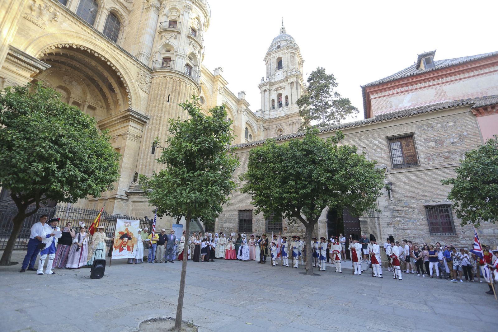 Las fotos del desfile en Málaga en recuerdo a Bernardo de Gálvez