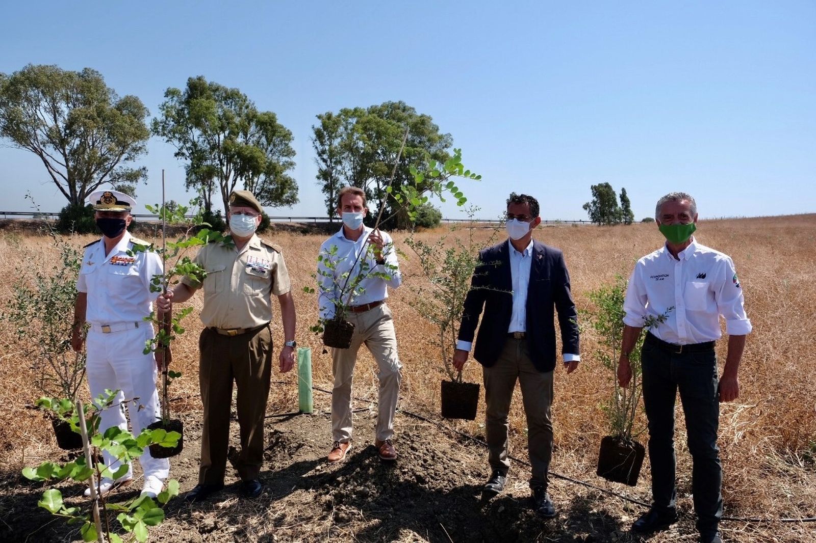 Inaguración del bosque Defensa-Iberdrola en el Retín.
