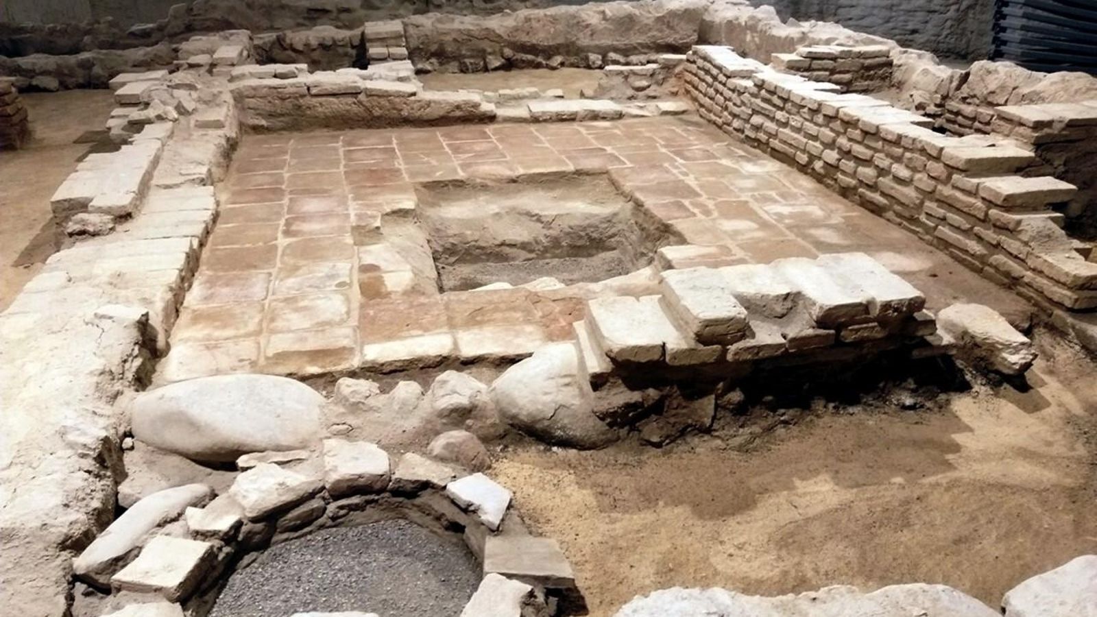 Uno de los vestigios arqueológicos recuperados.