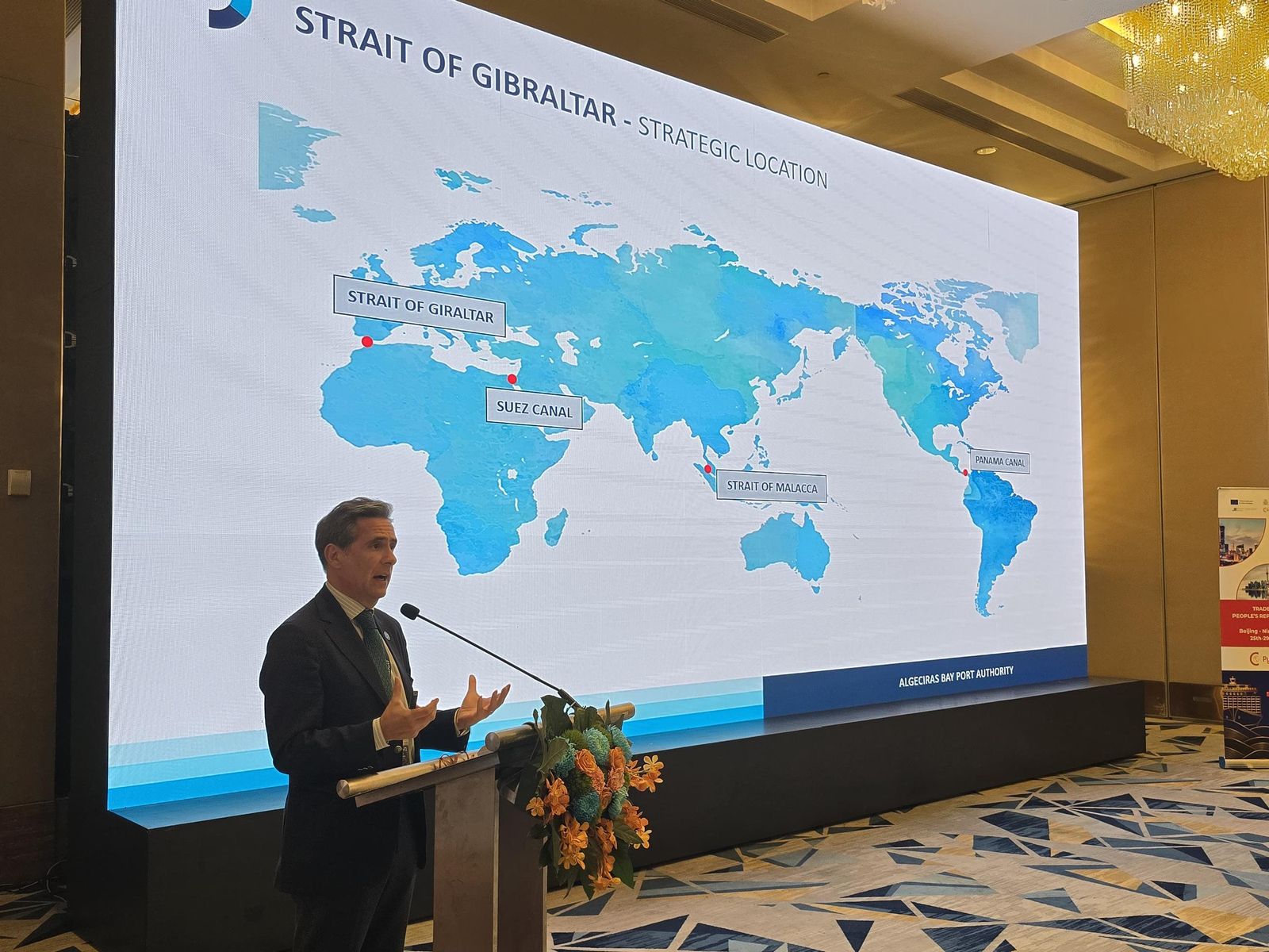 La presentación del Puerto Algeciras en Shanghai.