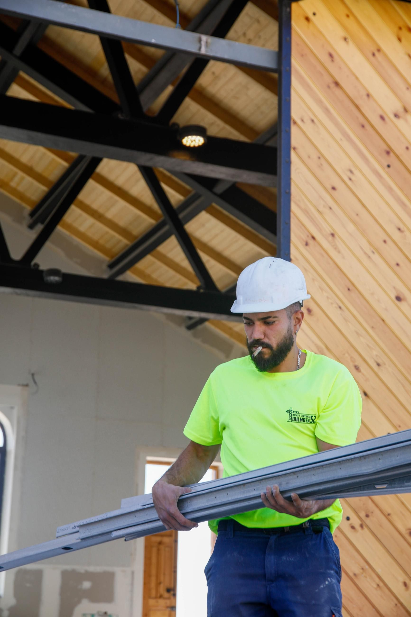 Las imágenes de la visita a la obras del Puerto de Almería