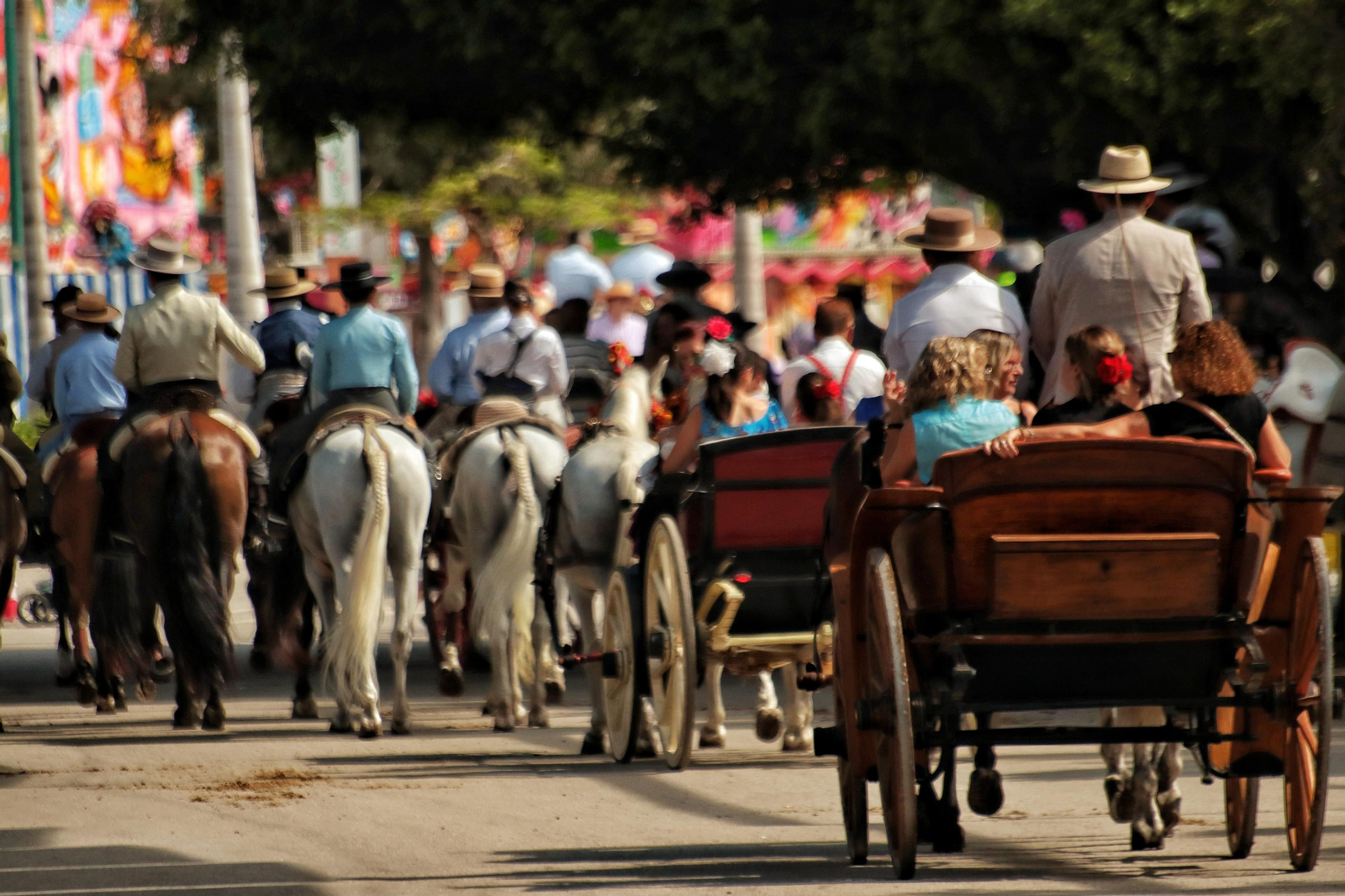 El Real Cortijo de Torres durante la Feria El Real Cortijo de Torres durante la Feria