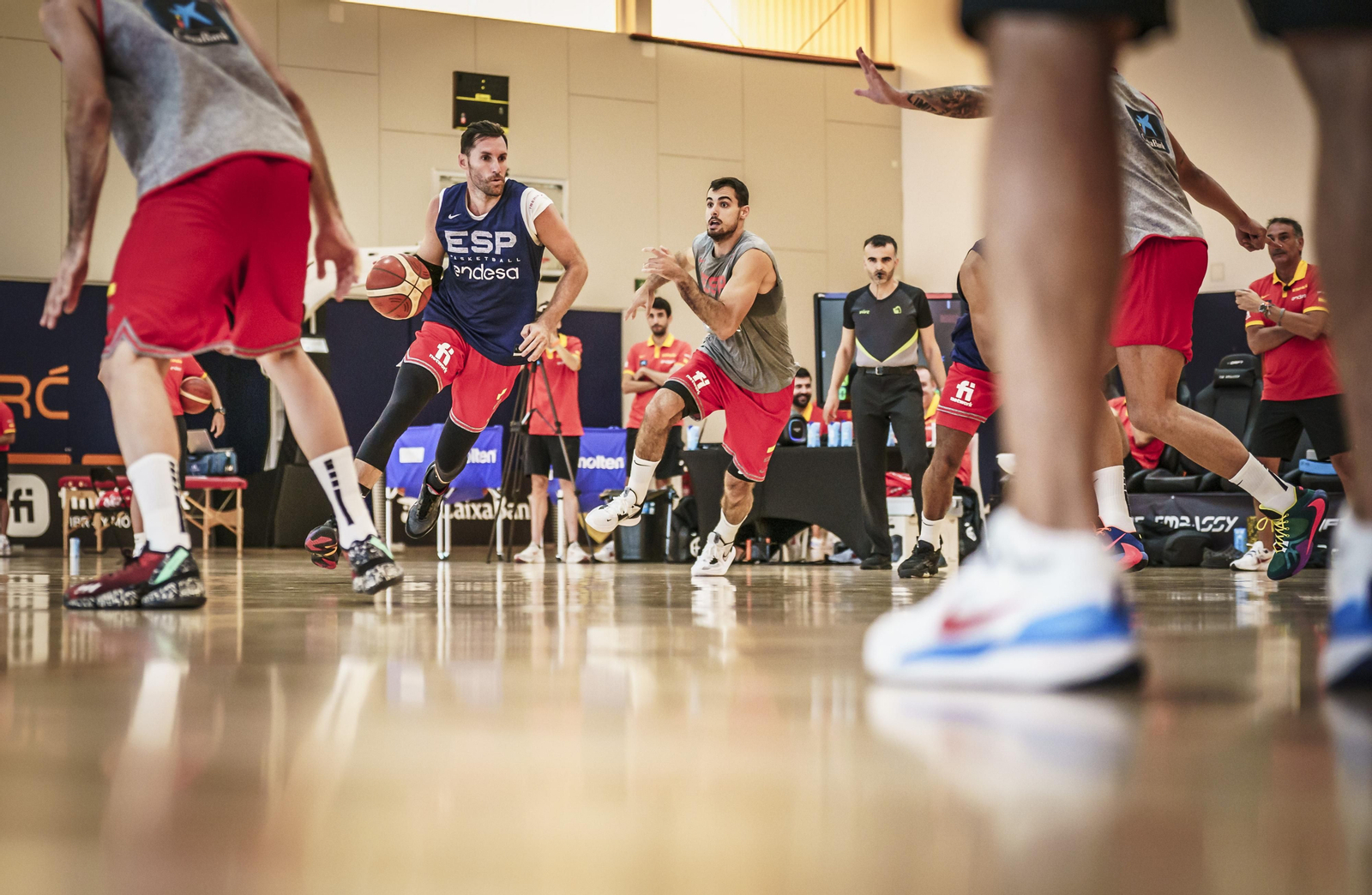 Sesión de la selección española en The Embassy