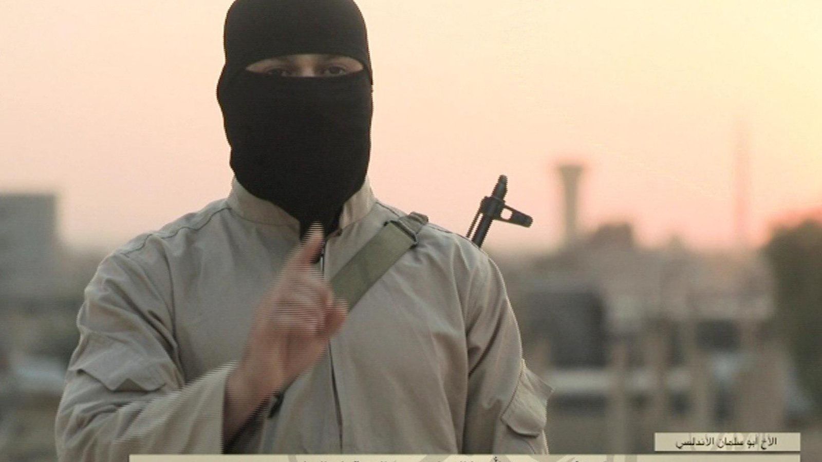 Abú Salman "el andaluz", en una captura del vídeo.