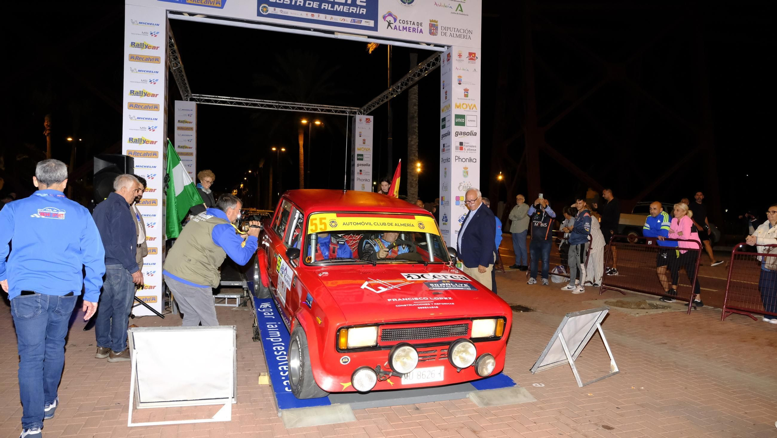 La salida de la 50 edición del Rallye Costa de Almería, en imágenes