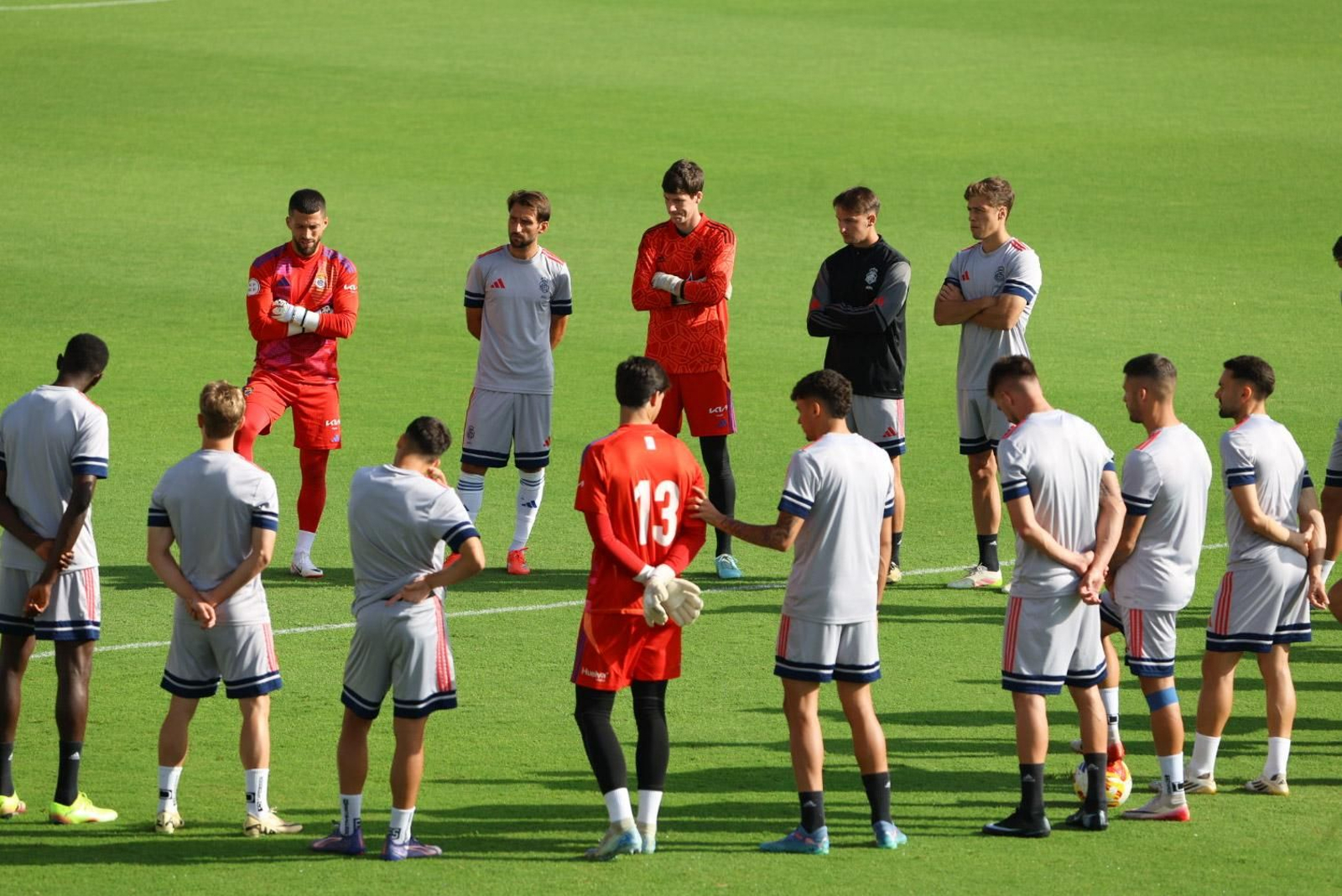 Imágenes del entrenamiento del Recreativo de Huelva en el estadio Nuevo Colombino