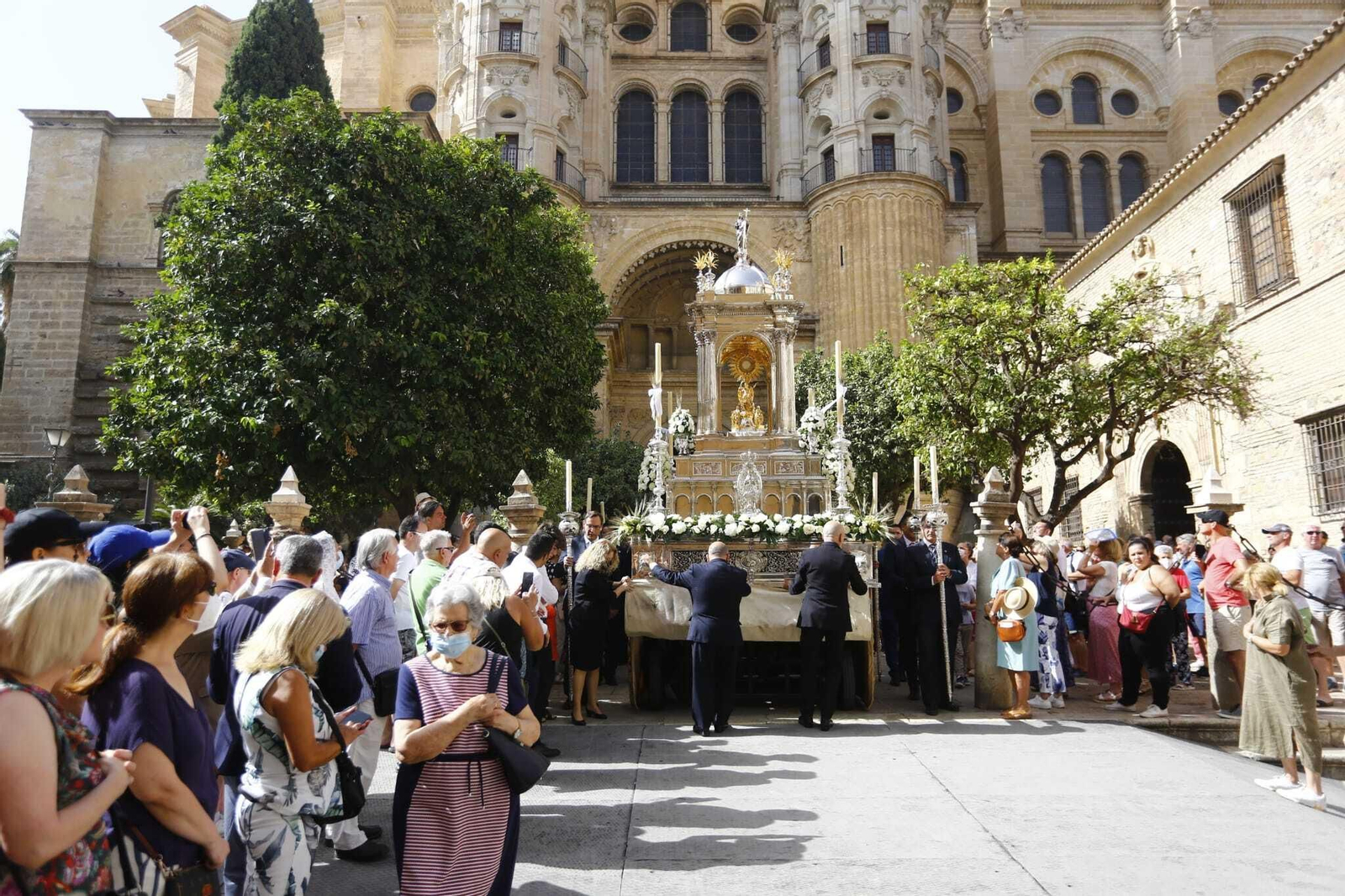 La procesión del Corpus Christi en Málaga, en fotos