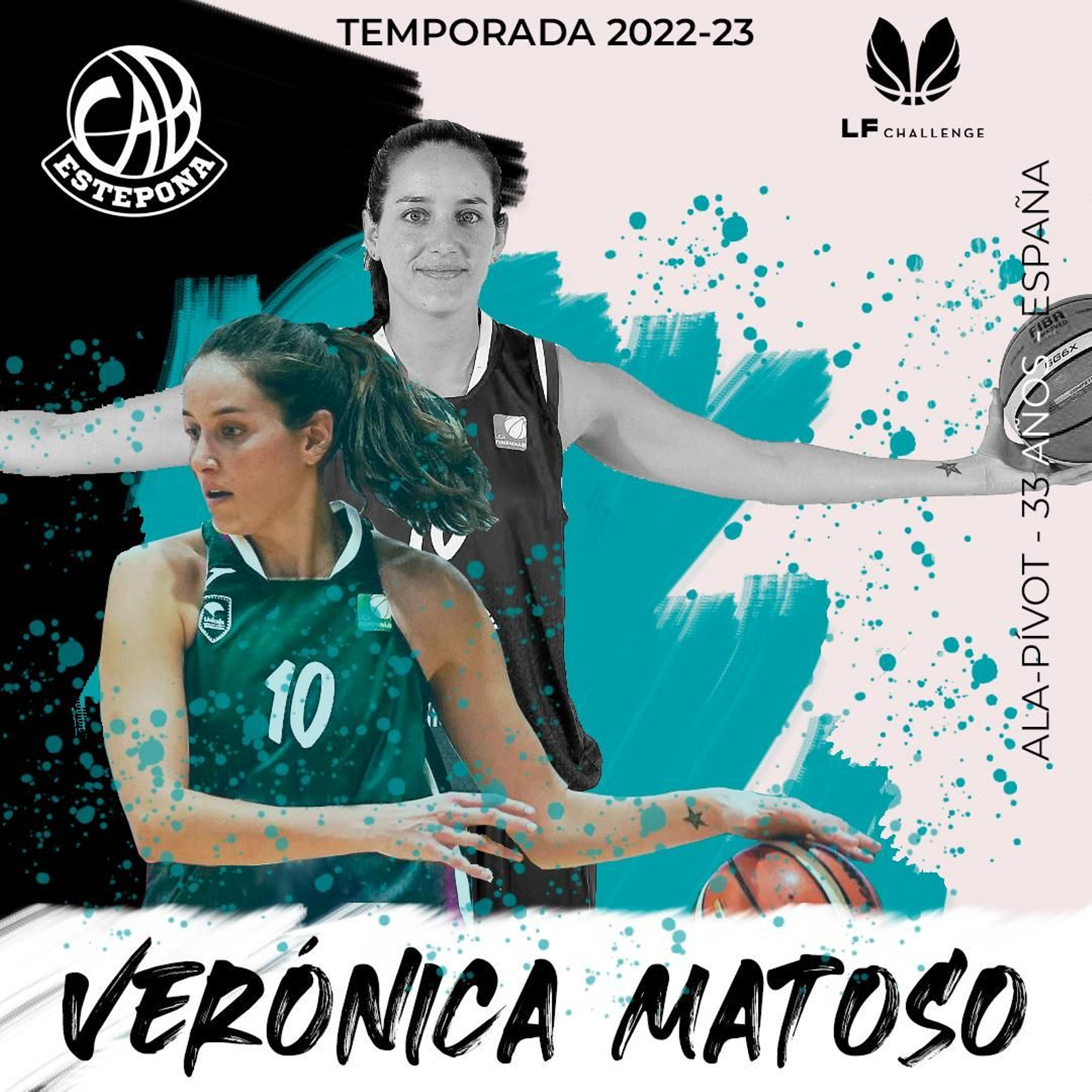 Cartel de presentación de Verónica Matoso