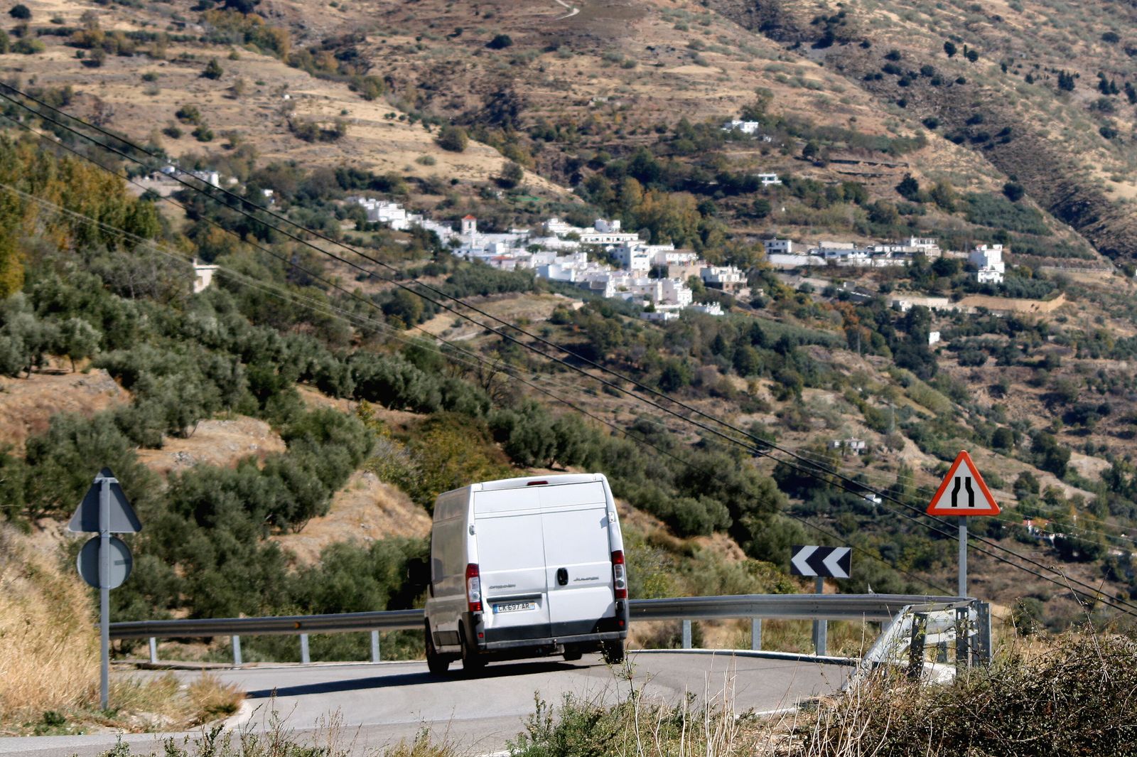 Vista de Soportújar desde la Loma de Cáñar
