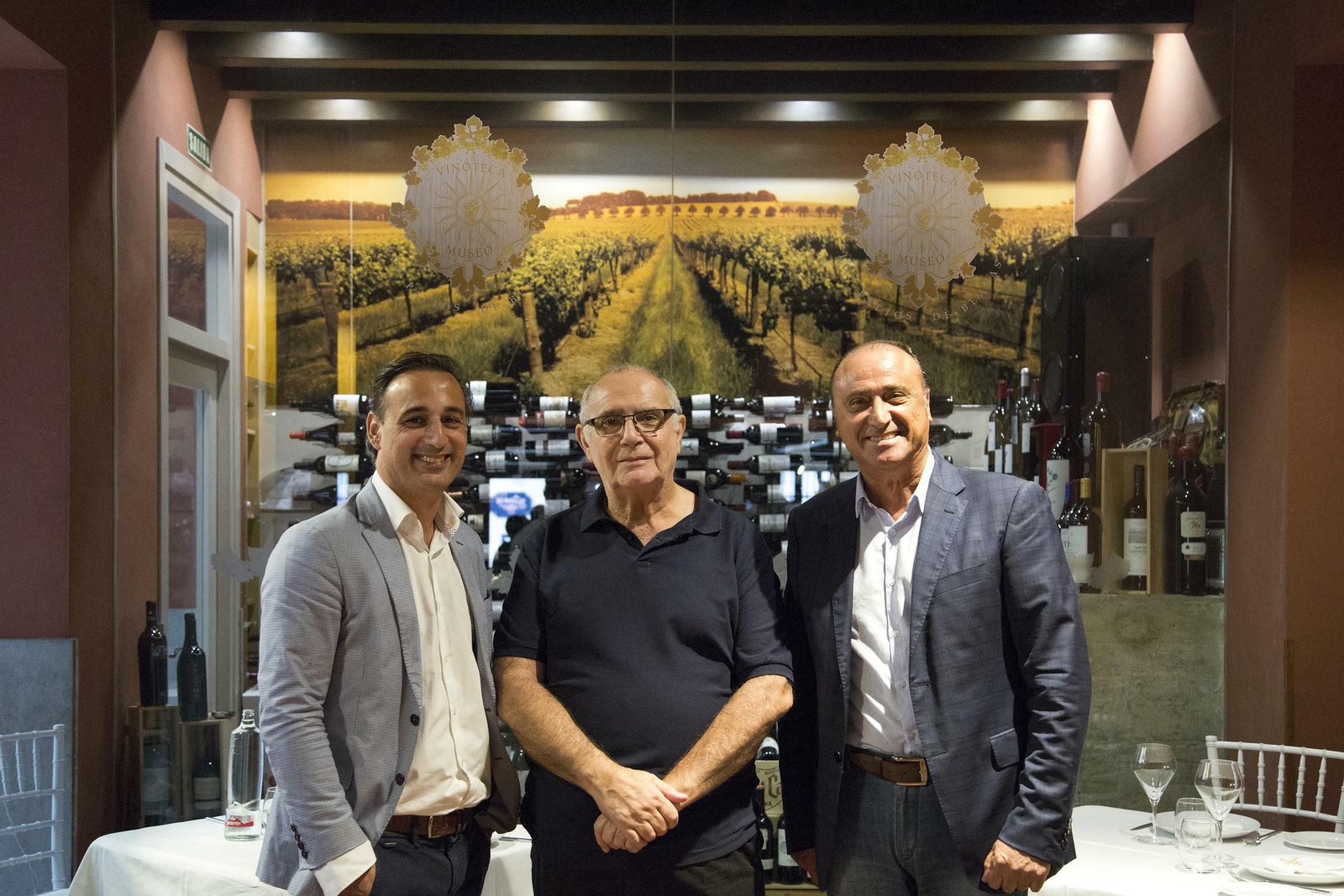 Julián San Juan, Juan Rosen  y Juan Luis Pinto.