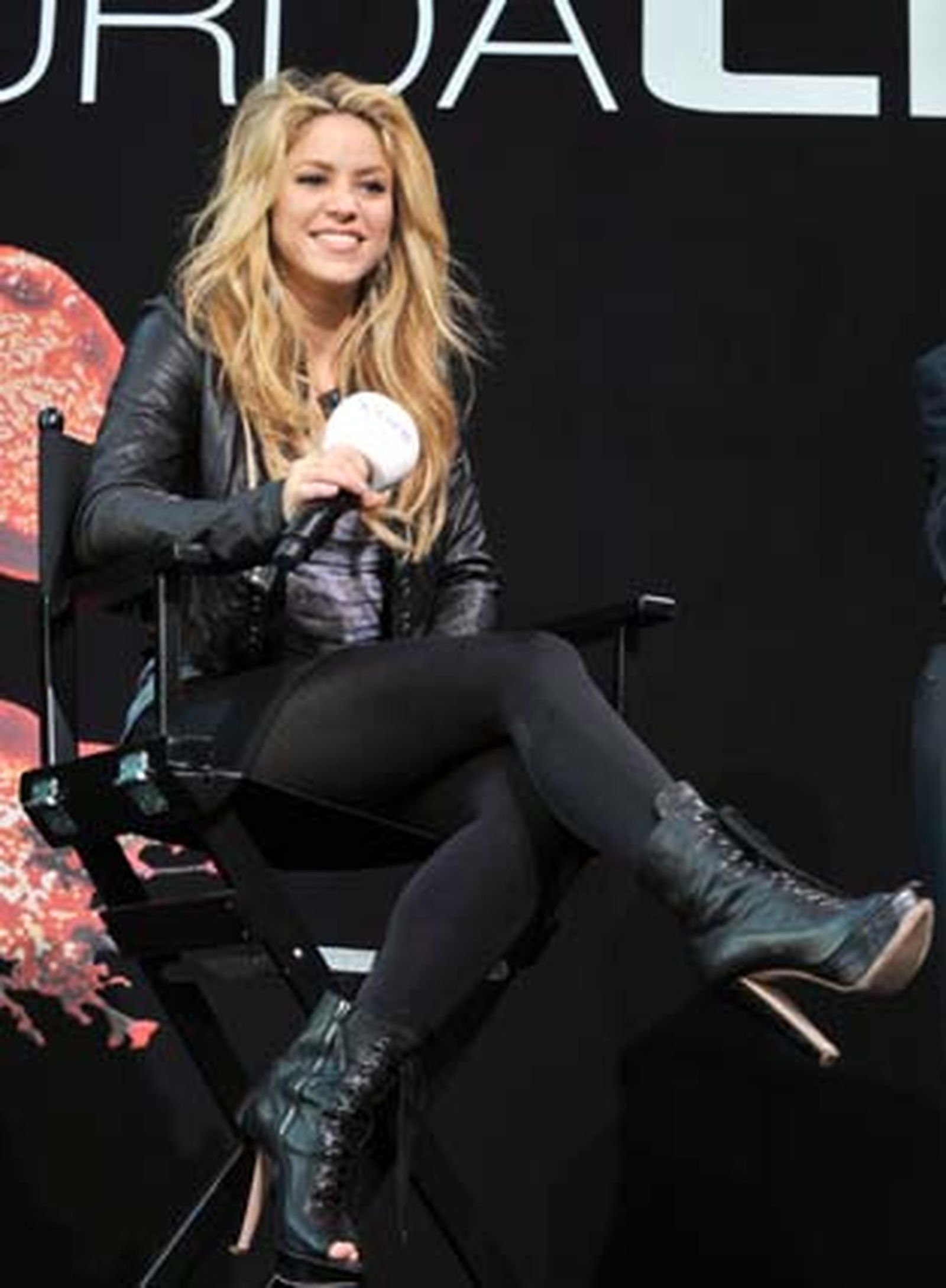 Shakira posa en el 'Burda Live' en Alemania.
