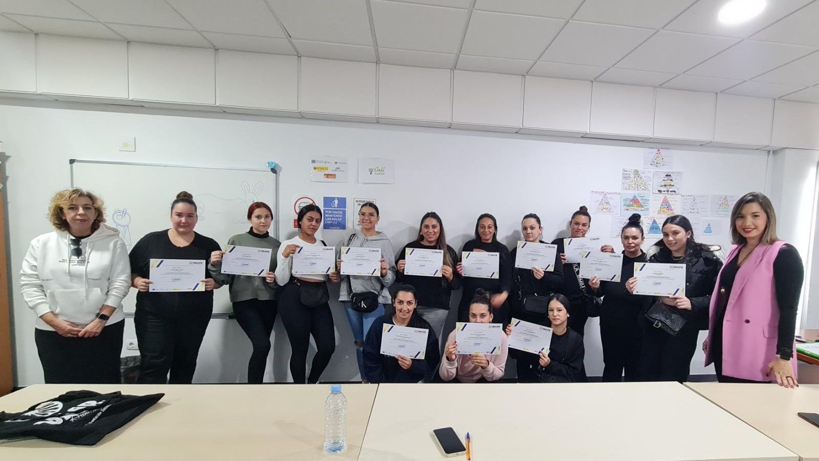 Participantes de una de las formaciones que ofrece la Fundación Secretariado Gitano.