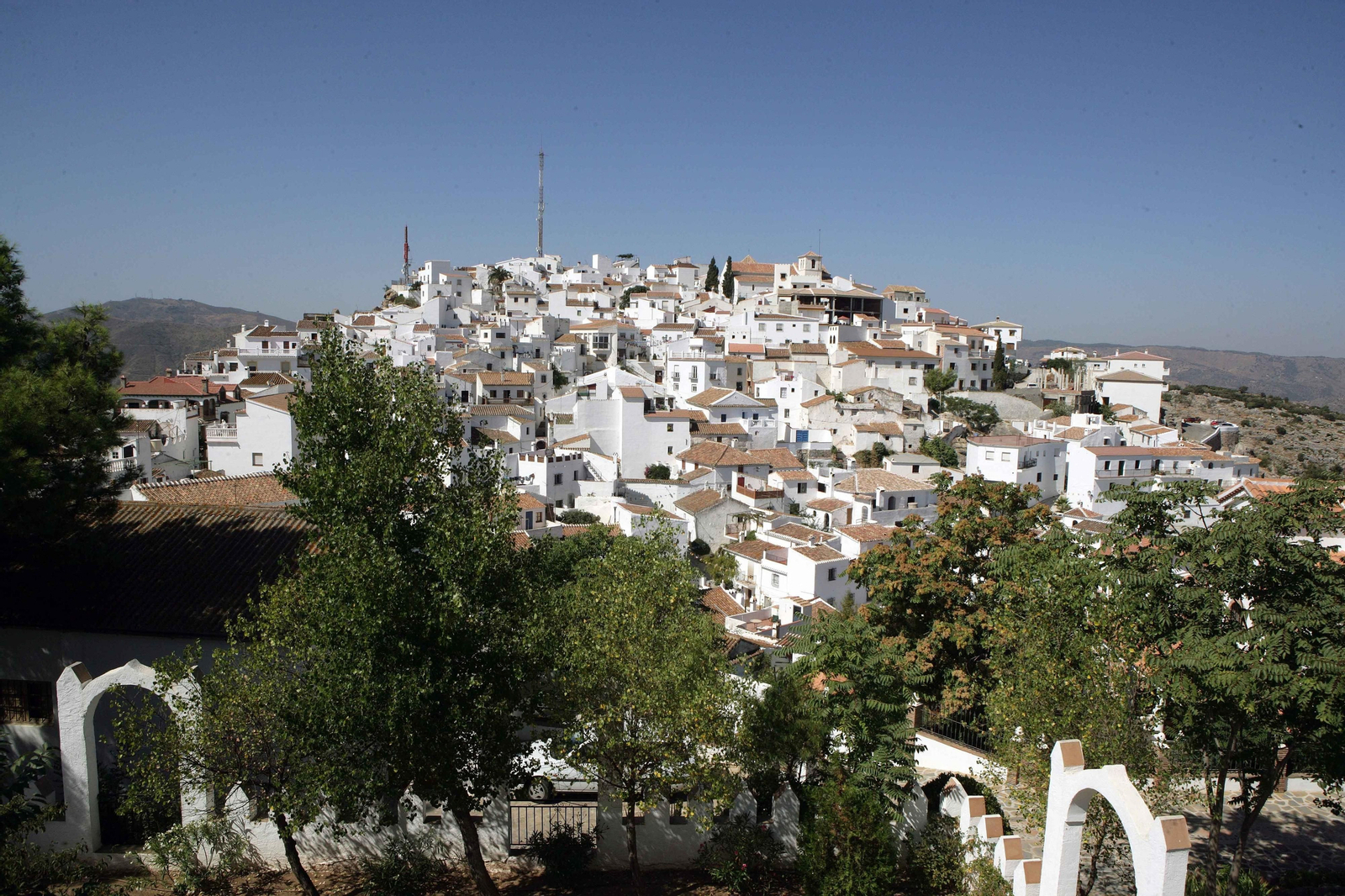 Vista de Comares, uno de los siete pueblos malagueños en los que no ha entrado aún el virus.