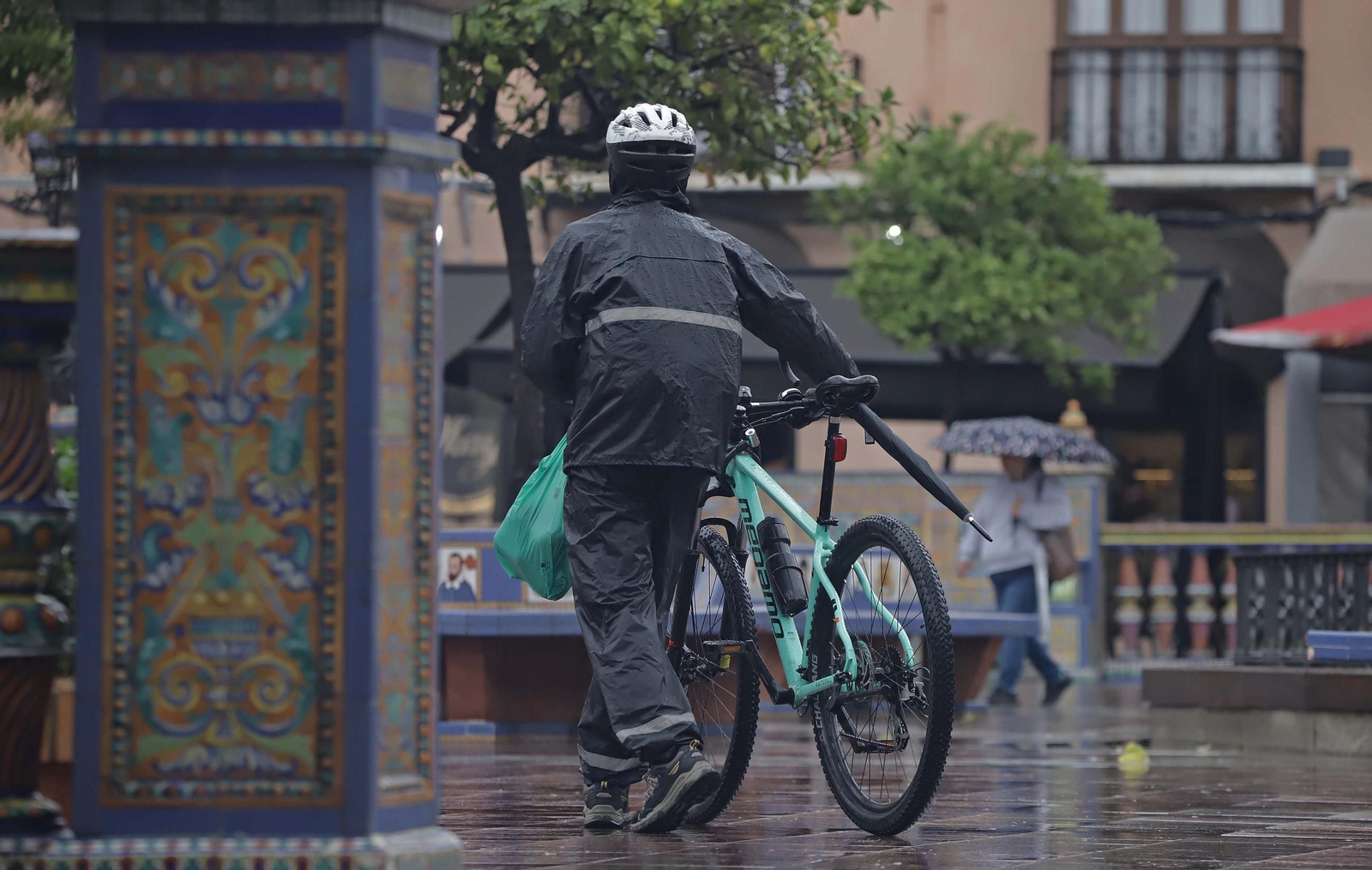 Fotos de la lluvia provocada por la borrasca atlántica en Algeciras