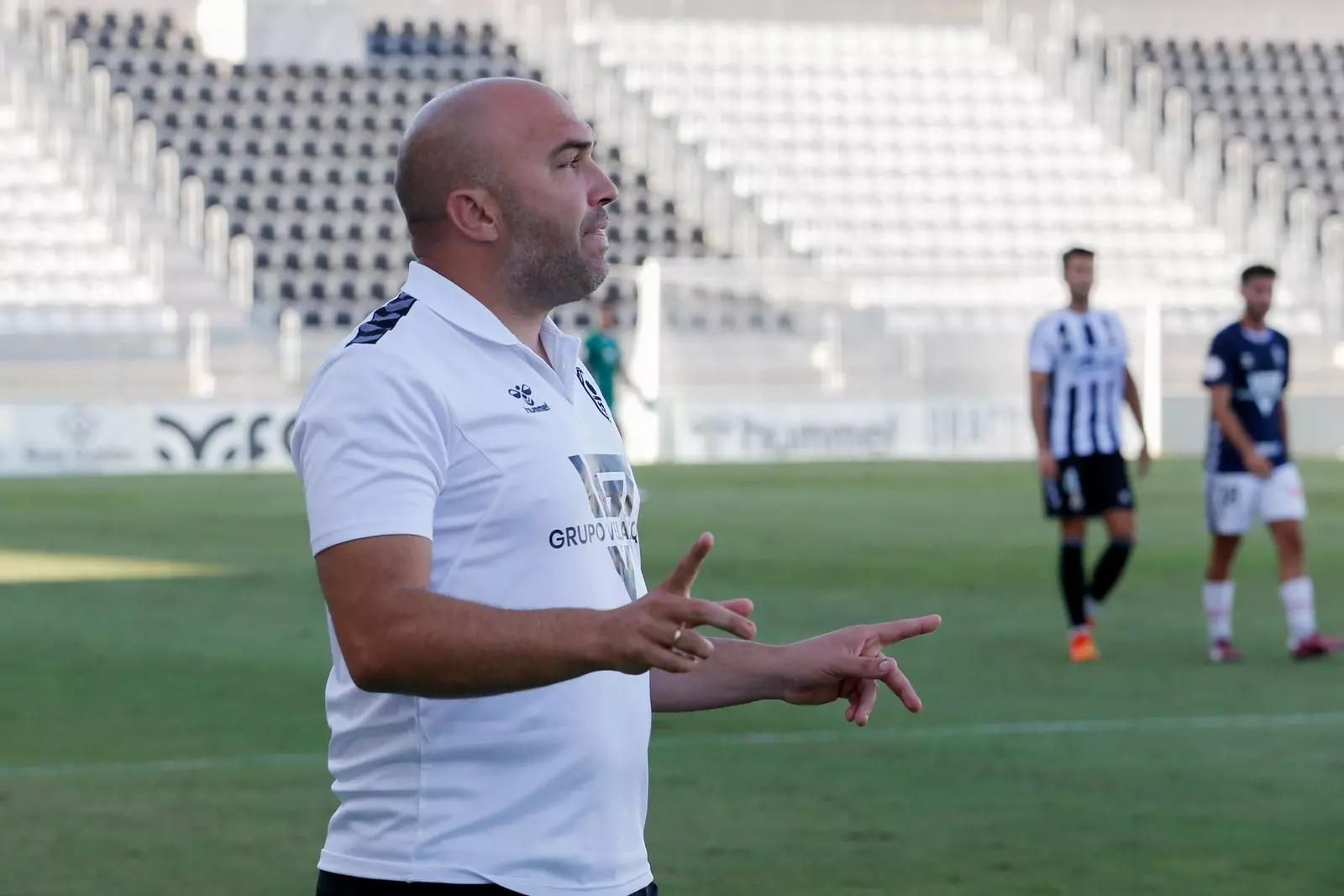 Diego Galiano, en su visita a La Línea con el Antoniano.